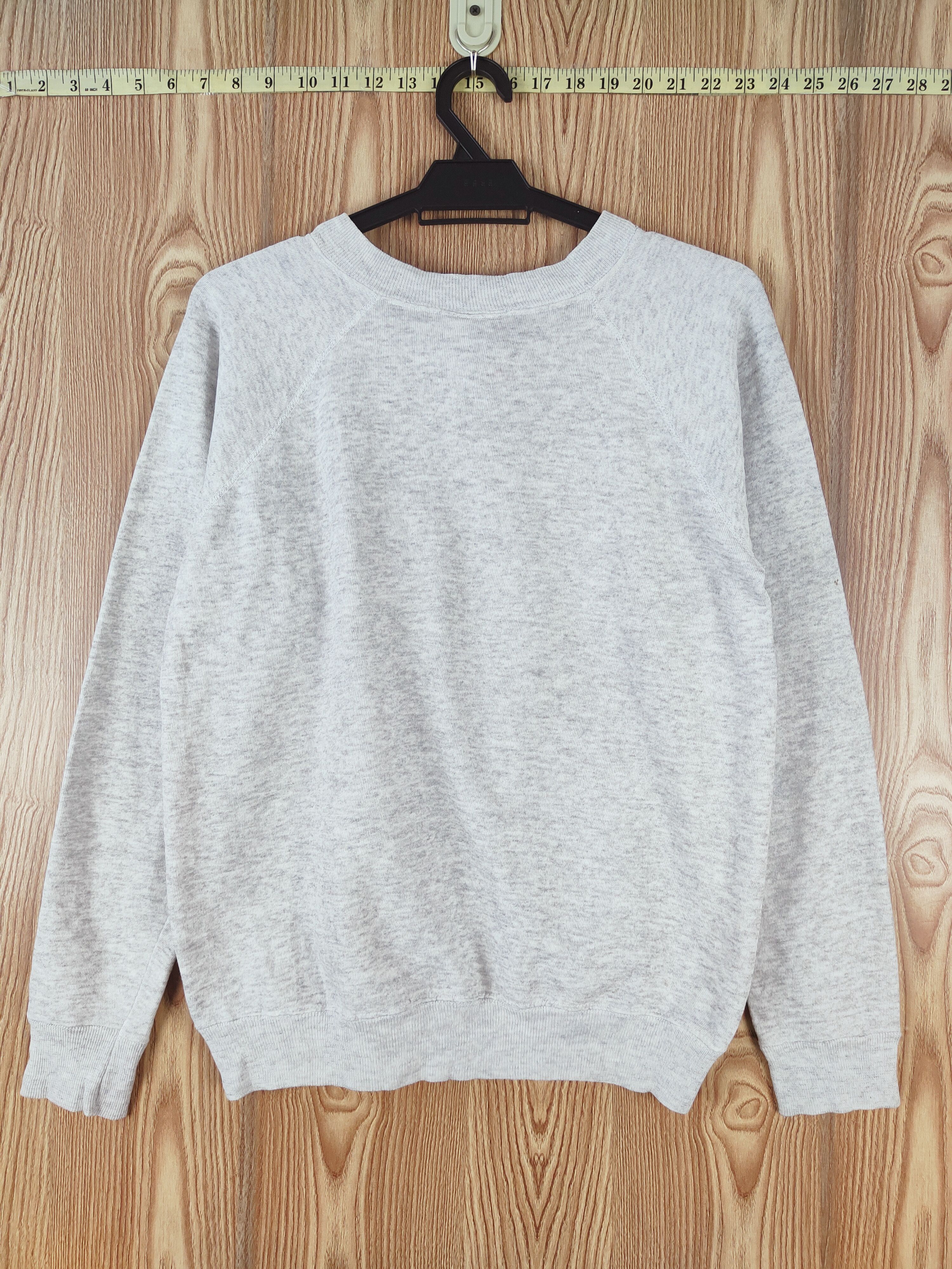 Hanes × Vintage Hanes made in usa vintage plain Gray Sweatshirts #W465 Size US S / EU 44-46 / 1 - 7 Thumbnail
