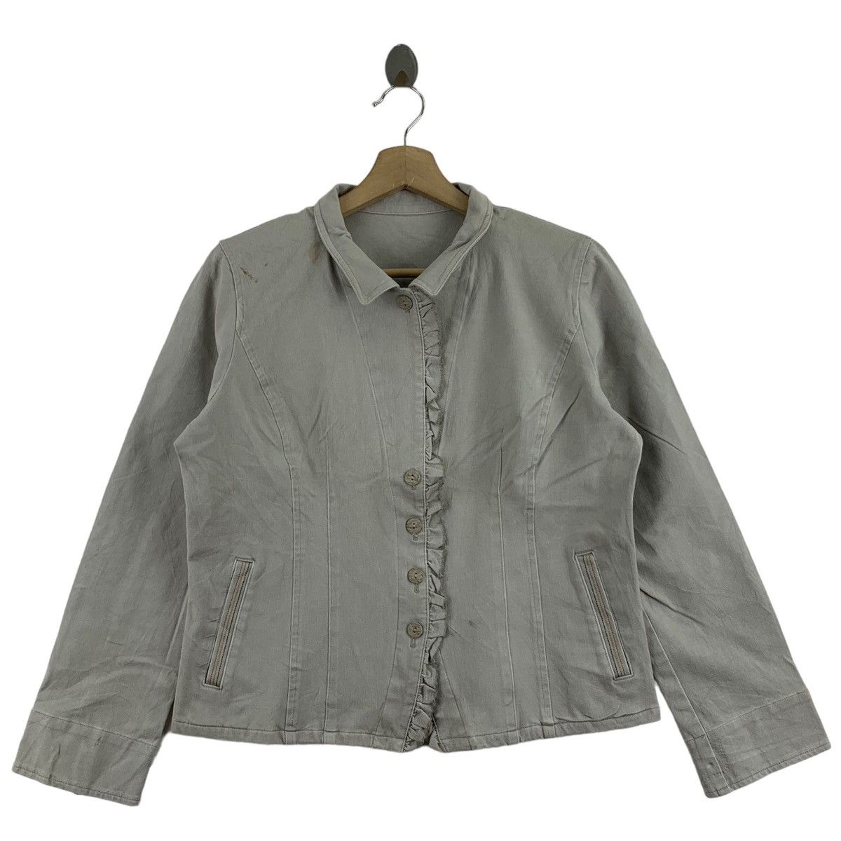Japanese Brand PIANOPIANO Japanese Designer Small Embroidered Logo Grey Size M / US 6-8 / IT 42-44 - 1 Thumbnail