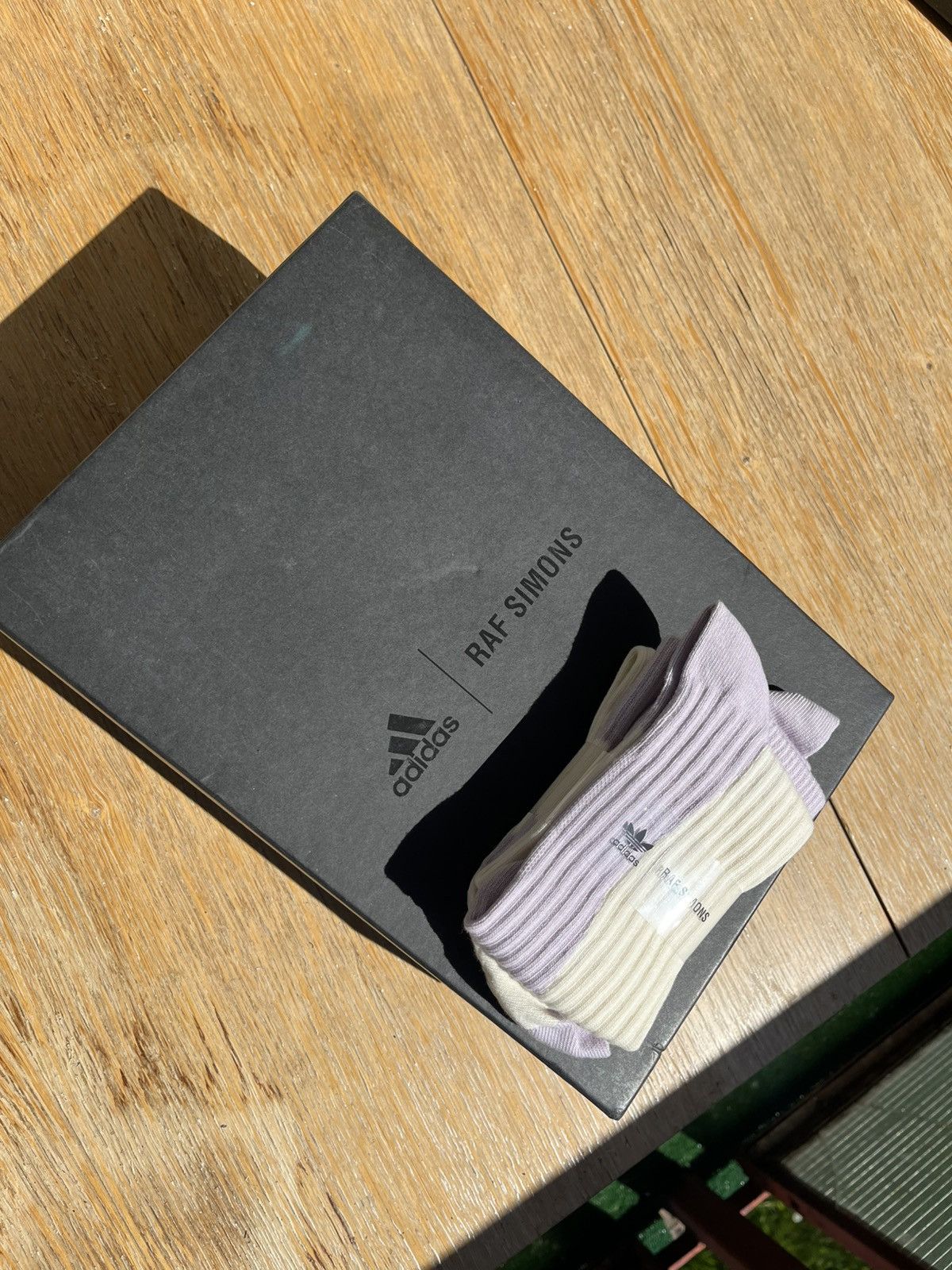 Adidas × Raf Simons Raf Simons Purple Cream socks Size ONE SIZE - 4 Thumbnail