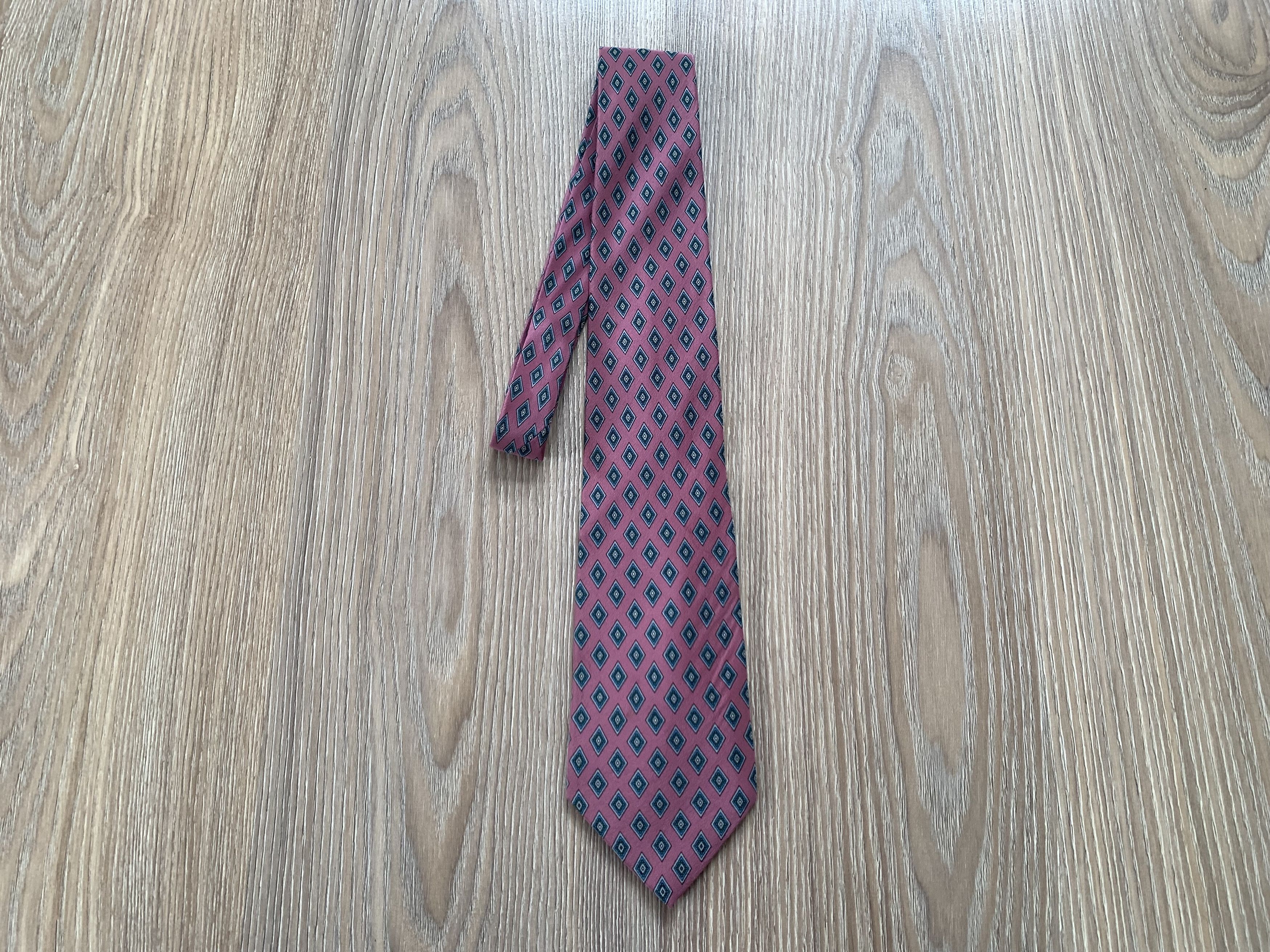 Other Sergio De Laurenti Monogram Printed Silk Tie Size ONE SIZE - 2 Thumbnail