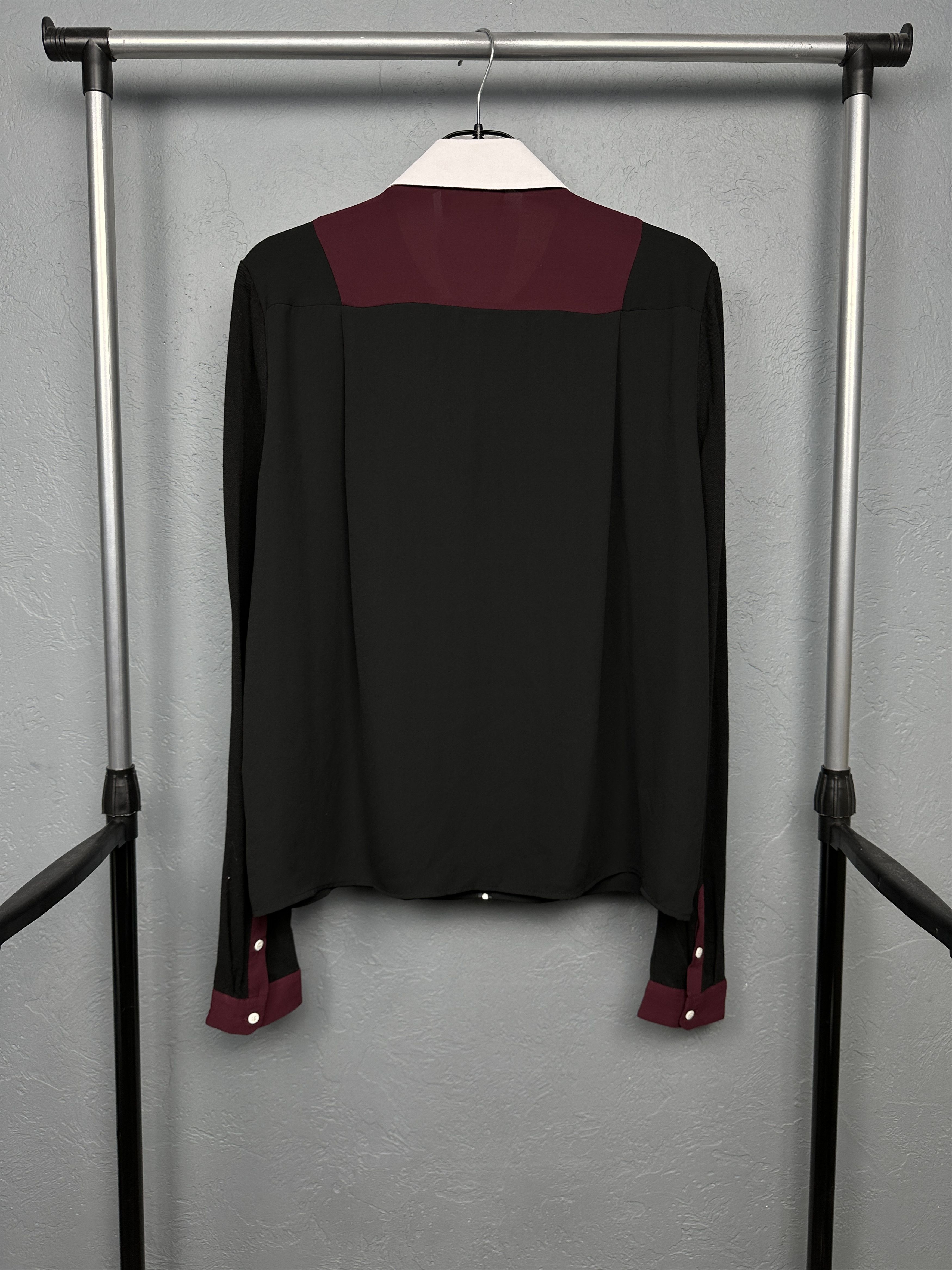 The Kooples The Kooples Sport Full Zip Collared Blouse Shirt Size M / US 6-8 / IT 42-44 - 7 Thumbnail