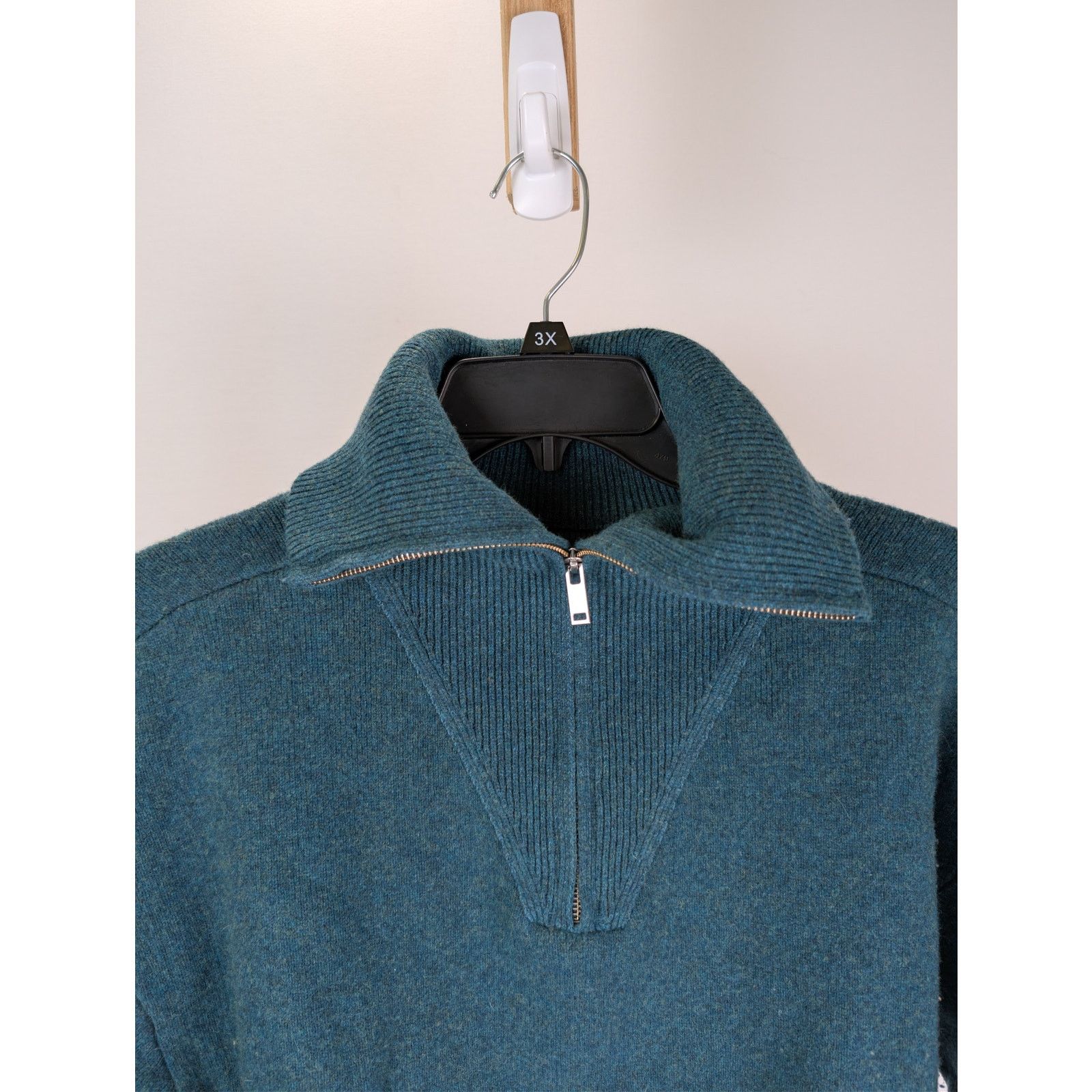 Isabel Marant o1rshd1 CC20 Fancy Quarter-Zip Sweater in Green Size US S / EU 44-46 / 1 - 7 Thumbnail