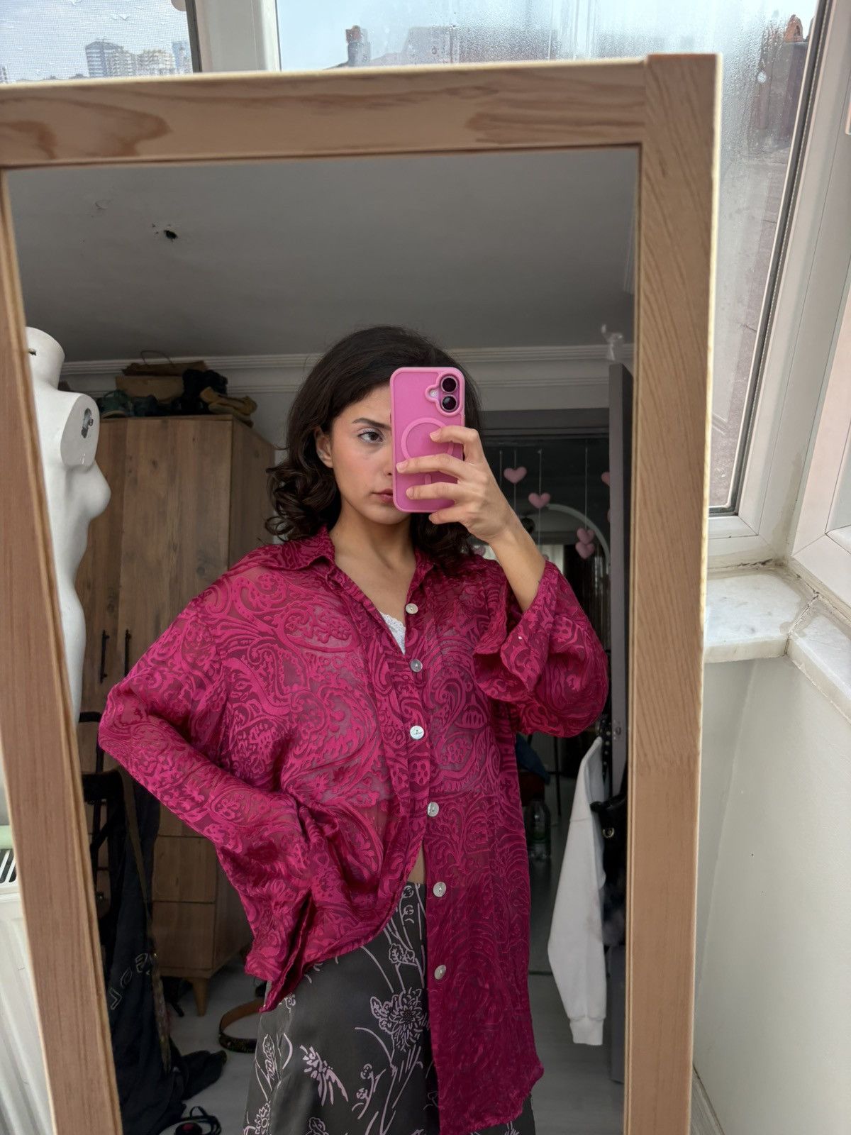 Vintage Silk and Cashmere shirt Size XL / US 12-14 / IT 48-50 - 3 Thumbnail