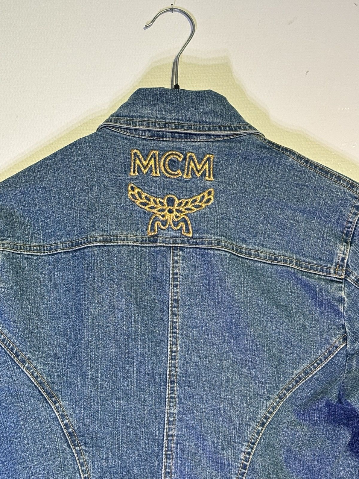 MCM MCM Damen Jeansjacke Size XS / US 0-2 / IT 36-38 - 3 Thumbnail