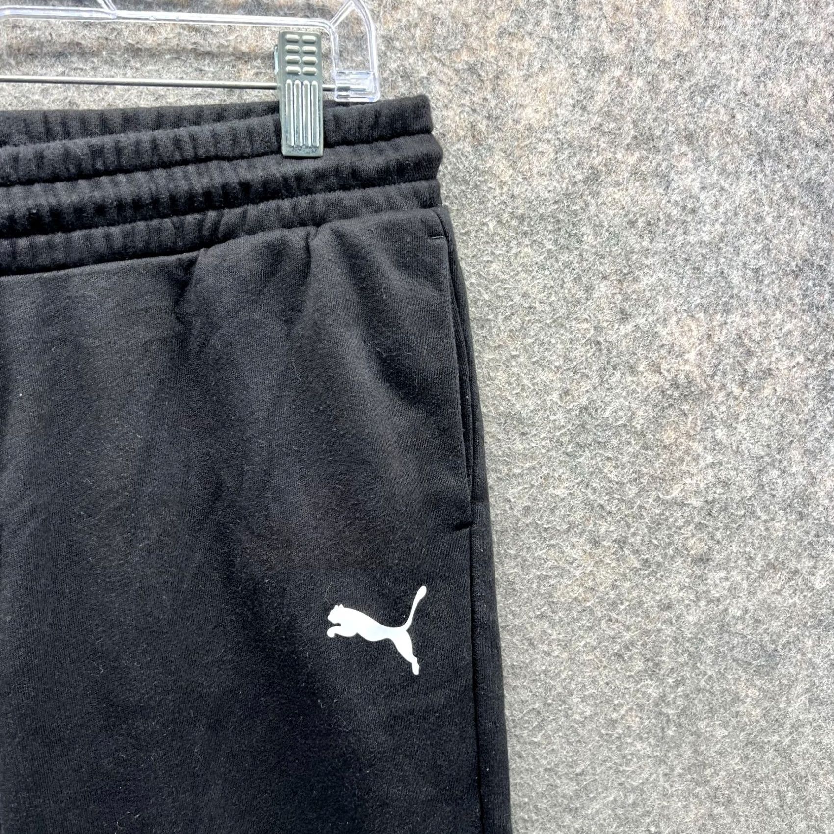 Puma Puma Jogger Women Medium Black Athletic Fleece Sweatpants Tapered Gym Vintage Womens Size 32" / US 10 / IT 46 - 7 Thumbnail