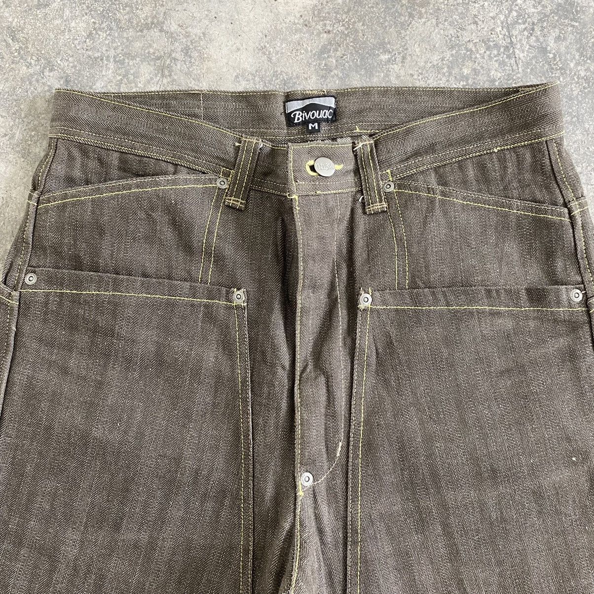 Japanese Brand Vintage Bivouac Japan Double knee HBT Workwear Denim Size US 32 / EU 48 - 11 Thumbnail