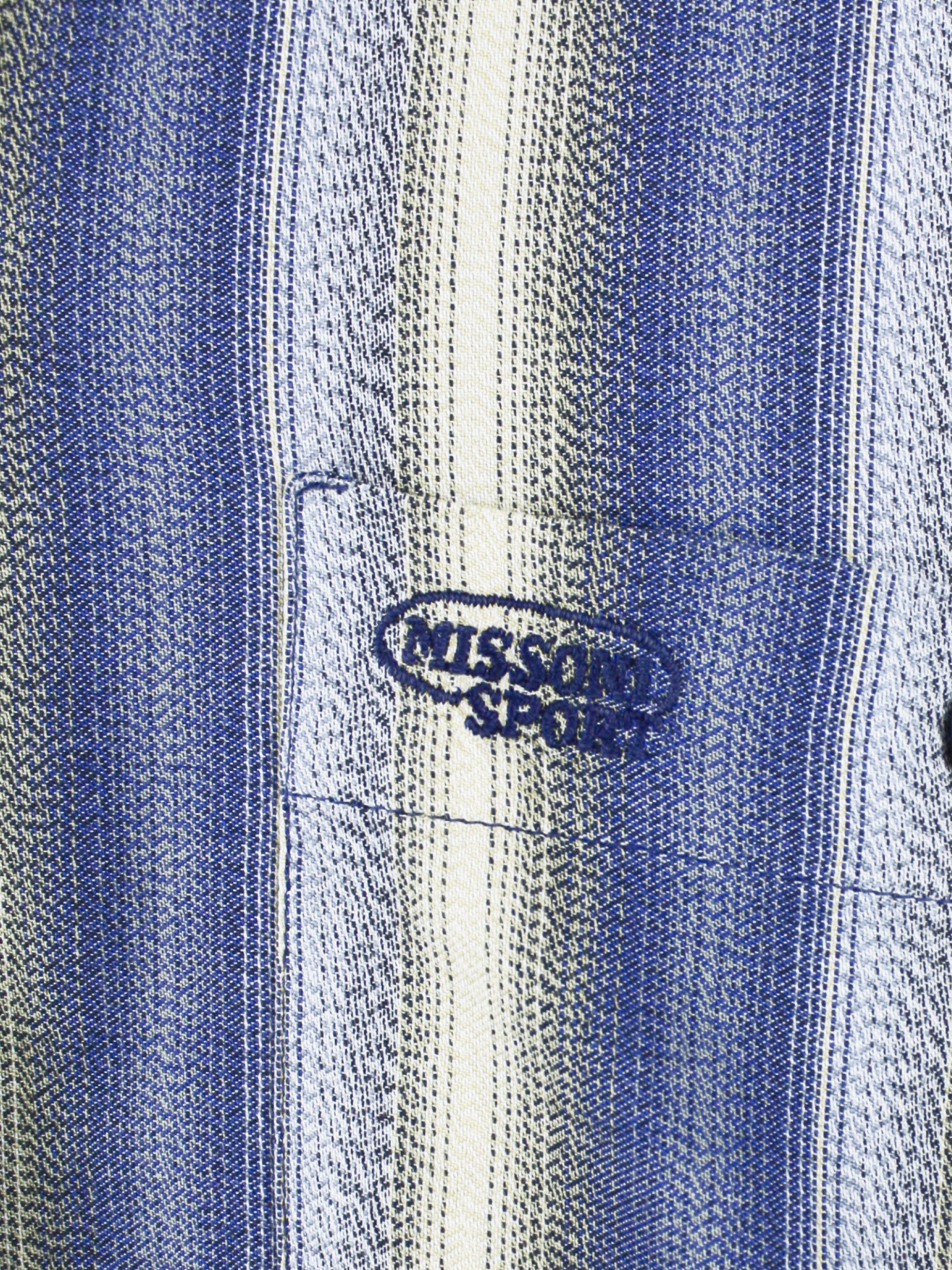 Missoni Missoni Sport Striped Button-Up Shirt Made in Italy Vintage Size US L / EU 52-54 / 3 - 5 Thumbnail