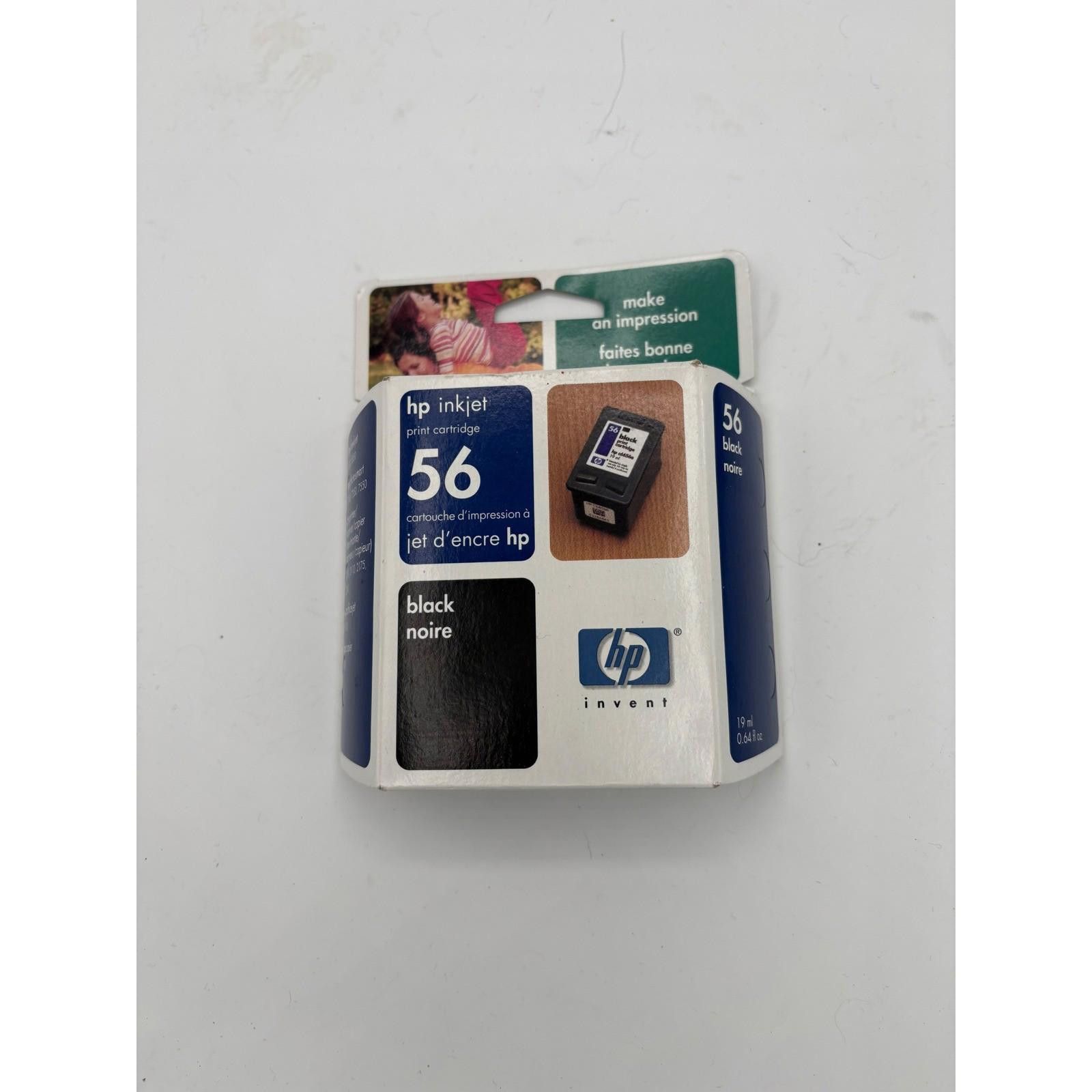 Other HP 56 Black Inkjet Print Cartridge Genuine New Sealed Size ONE SIZE - 2 Thumbnail