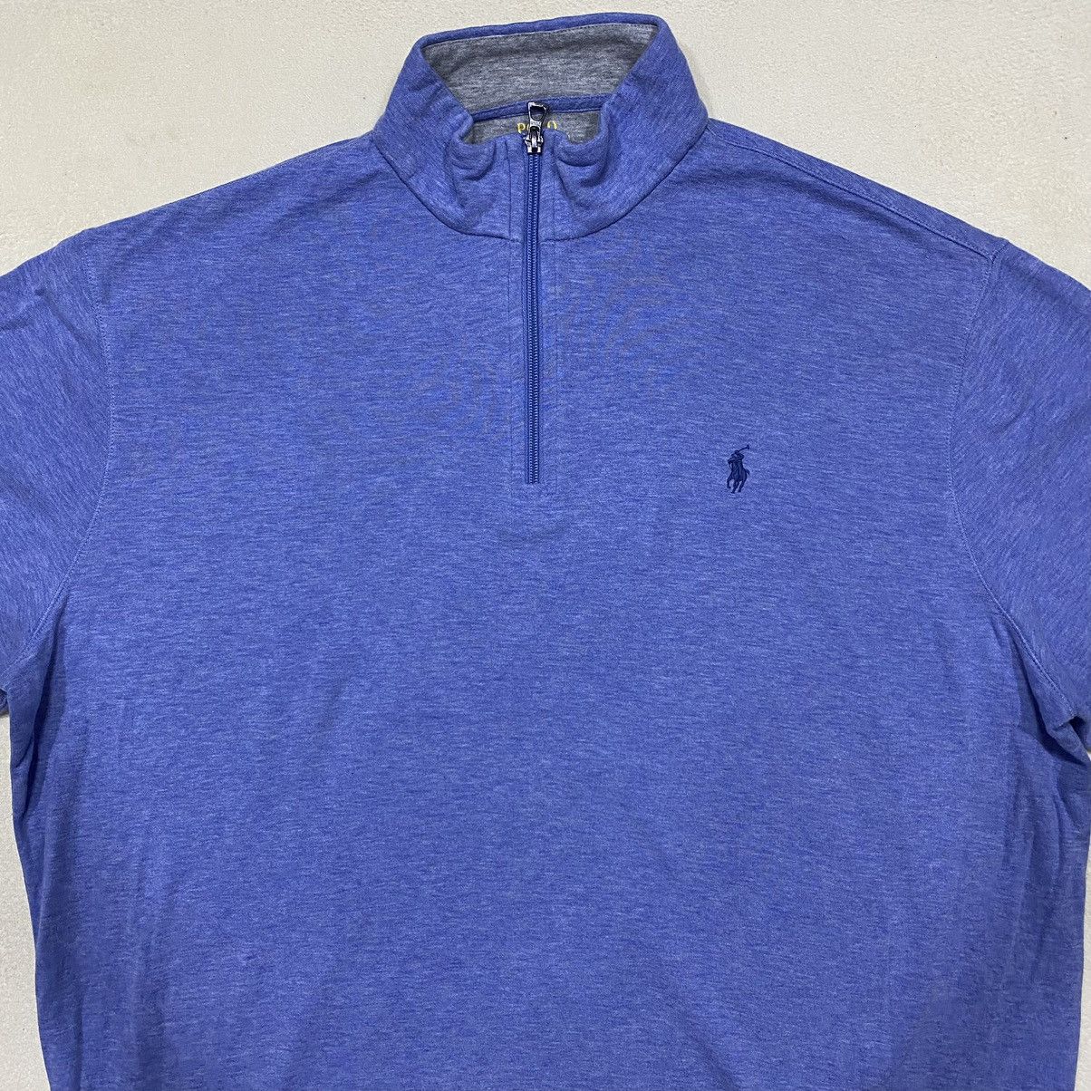 Polo Ralph Lauren × Ralph Lauren Polo RALPH LAUREN Embroidered Logo Half Zipper Sweatshirt Size US XXL / EU 58 / 5 - 2 Thumbnail