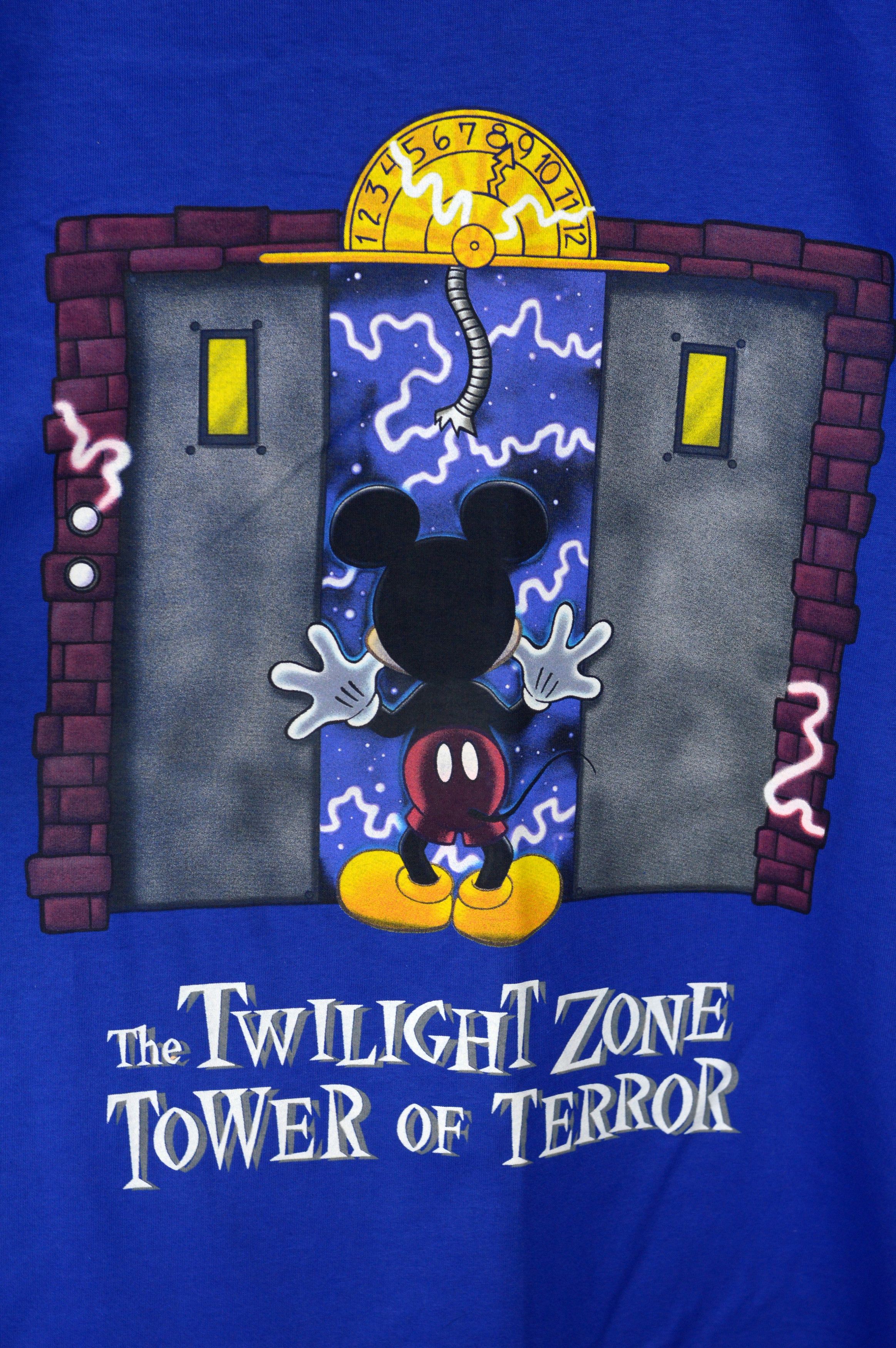 Vintage Vintage The Twilight Zone Tower Of Terror 90s t shirt Size US L / EU 52-54 / 3 - 2 Thumbnail