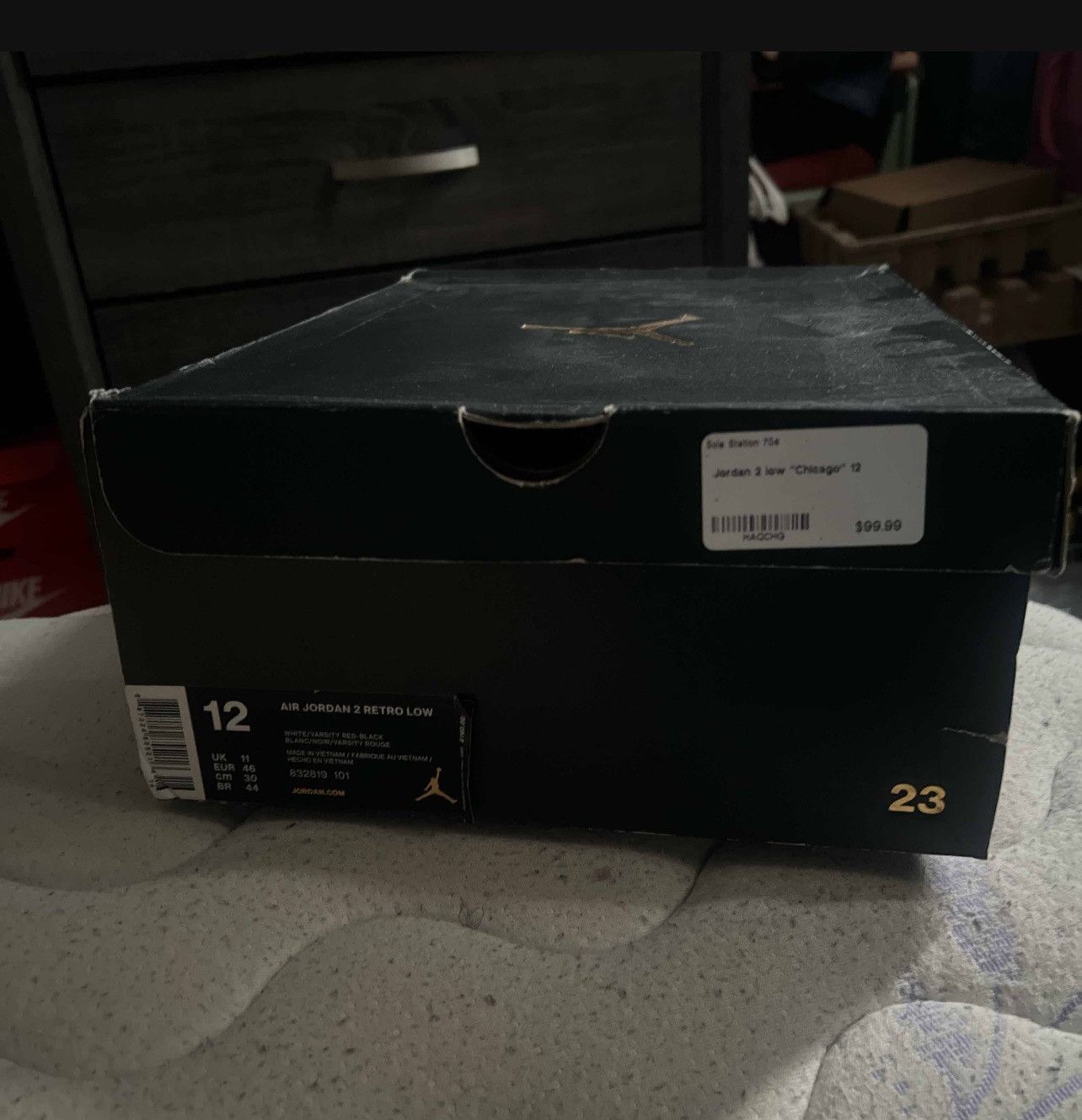 Jordan Brand Air Jordan 2 Retro Low ‘Chicago? Size US 12 / EU 45 - 6 Thumbnail