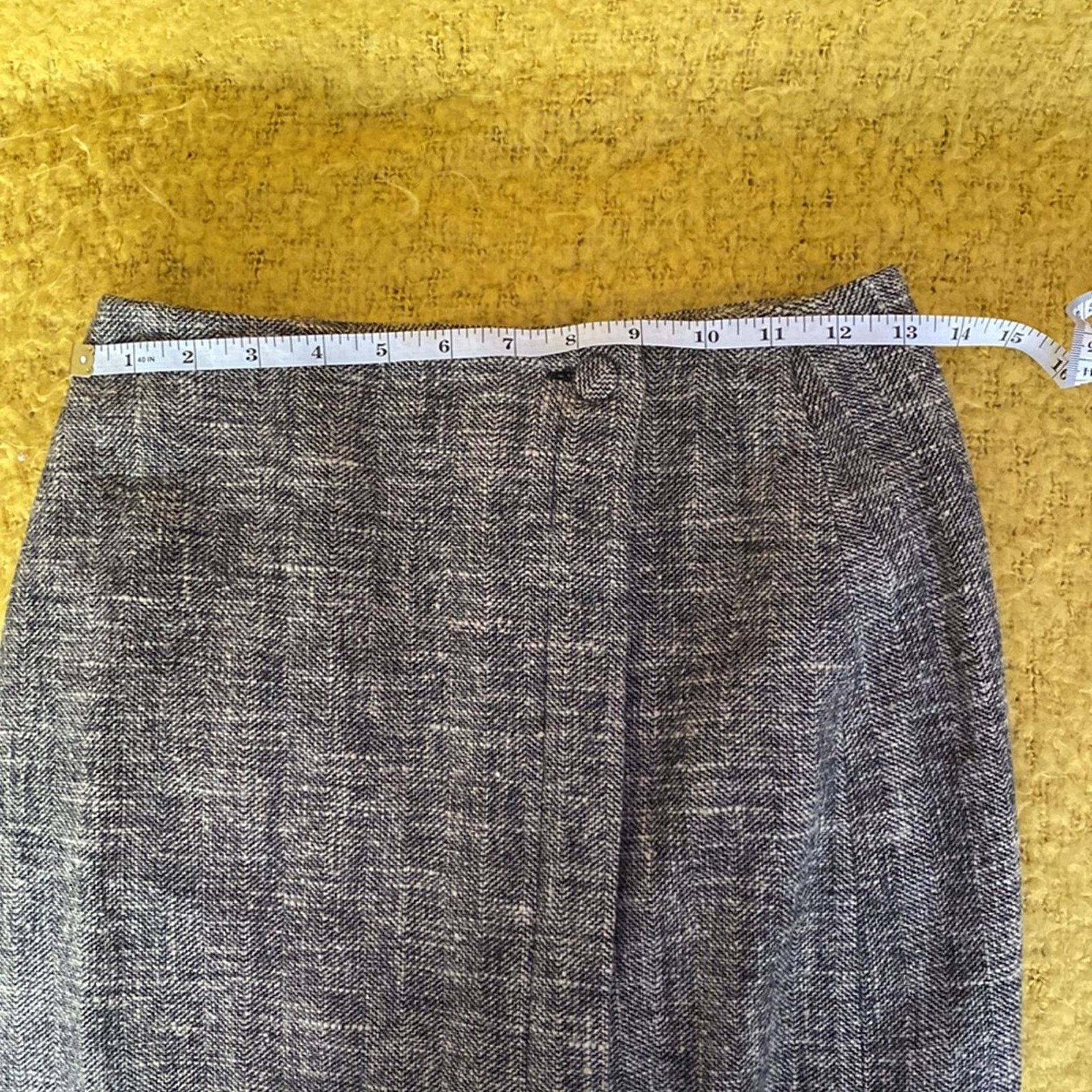 Other Italian Storie Italiane High Waisted MIDI Skirt Grey 42 Size 26" / US 2 / IT 38 - 9 Thumbnail