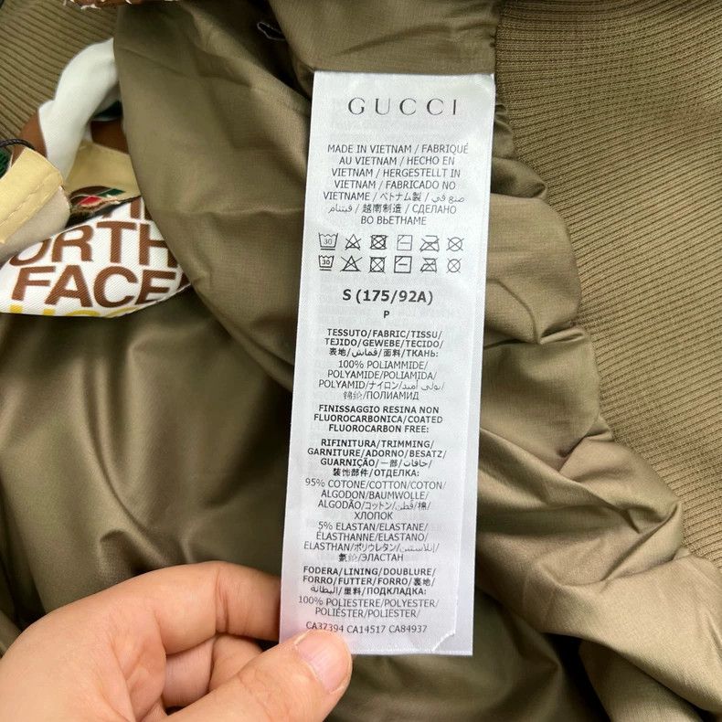 Gucci Gucci TFN North Co-branded Full Print Logo Zipper Jacket 25 Size US S / EU 44-46 / 1 - 5 Thumbnail