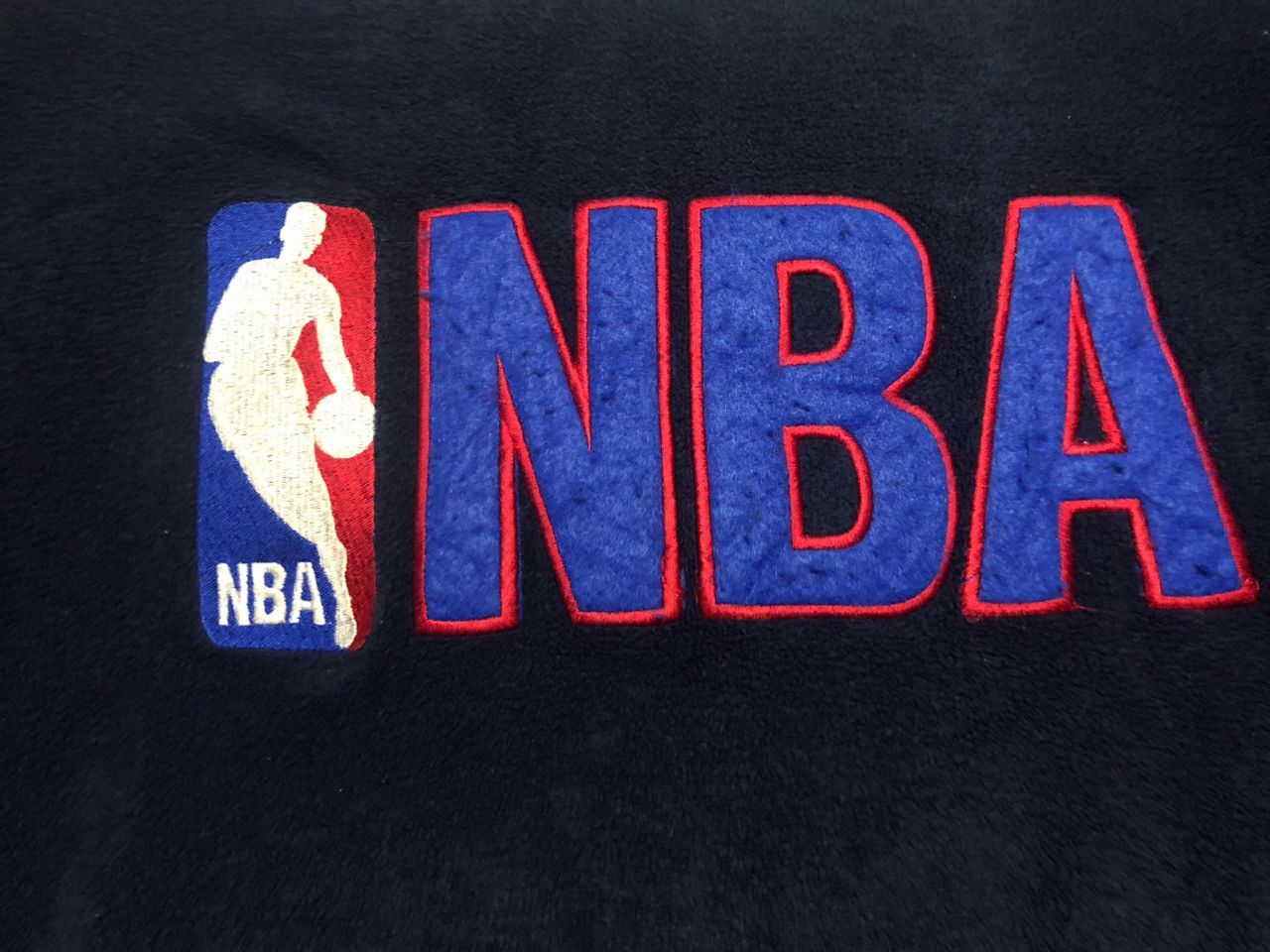 NBA Vintage NBA Big Logo Fleece Zipper Jacket Size US M / EU 48-50 / 2 - 4 Thumbnail