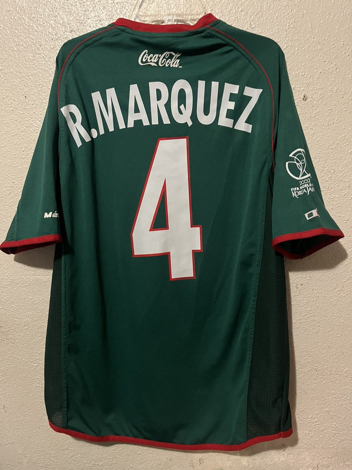 Atletica Mexico 2002 World Cup Jersey Size US L / EU 52-54 / 3 - 2 Thumbnail