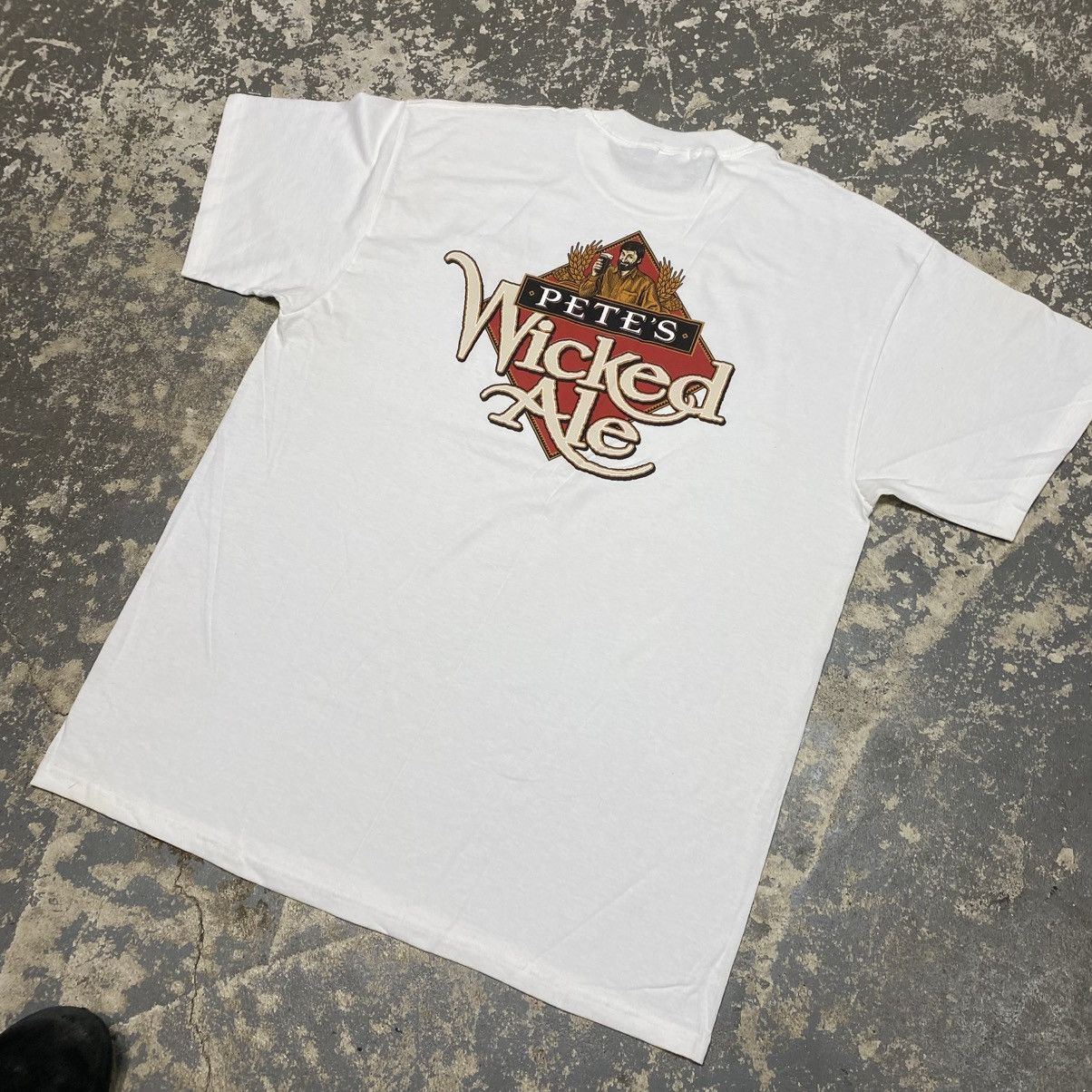 Japanese Brand × Vintage Vintage Pete’s Wicked Ale Beer Y2K Tshirt Size US XL / EU 56 / 4 - 7 Thumbnail
