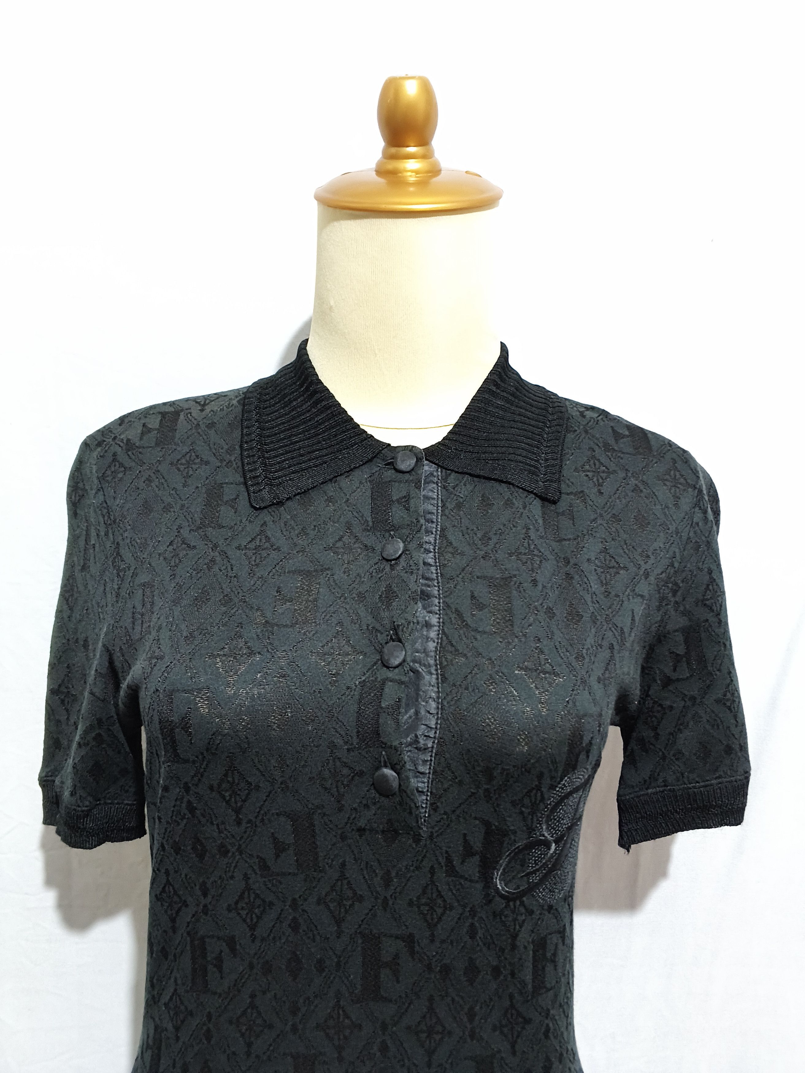 Gianfranco Ferre Vintage Gianfranco Ferre Monogram Polos Size M / US 6-8 / IT 42-44 - 3 Thumbnail
