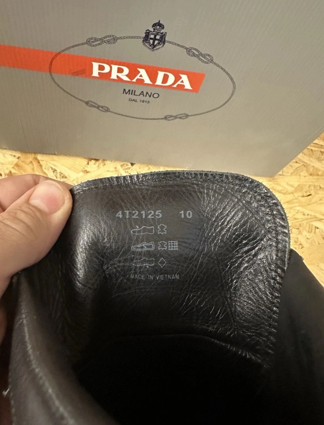 Prada Prada boots size 11,5 dark gray Size US 11.5 / EU 44-45 - 9 Thumbnail