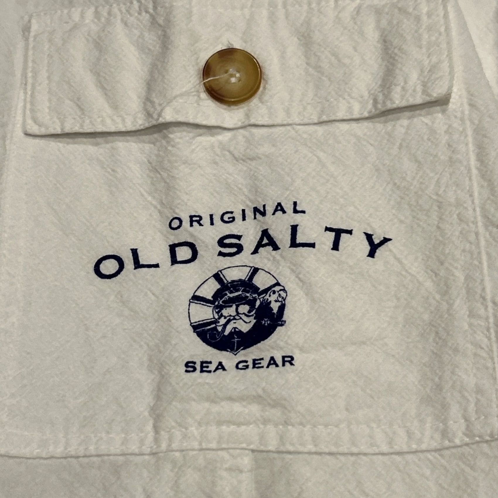 Vintage VINTAGE Old Salty White Capris Drawstring Lightweight Sea Gear B17 Adult L Size ONE SIZE - 2 Thumbnail