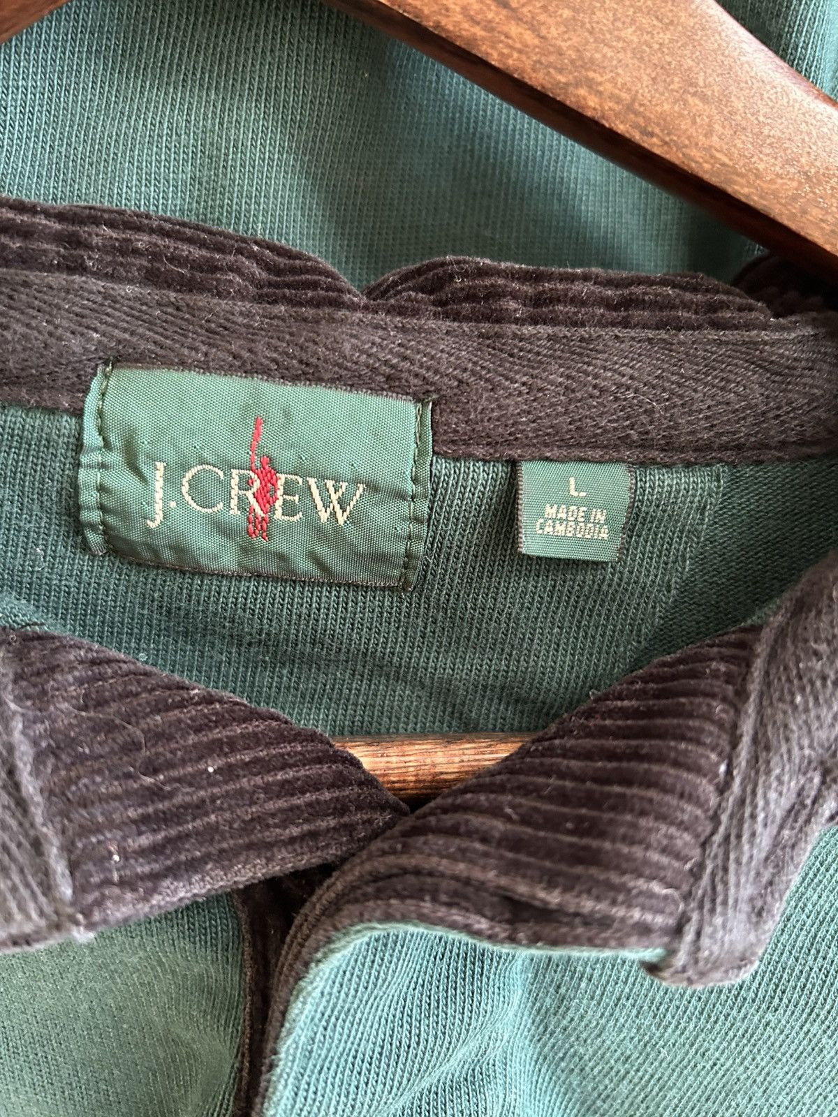 J.Crew J. Crew Men's Long Sleeve Rugby Polo Size US L / EU 52-54 / 3 - 5 Thumbnail