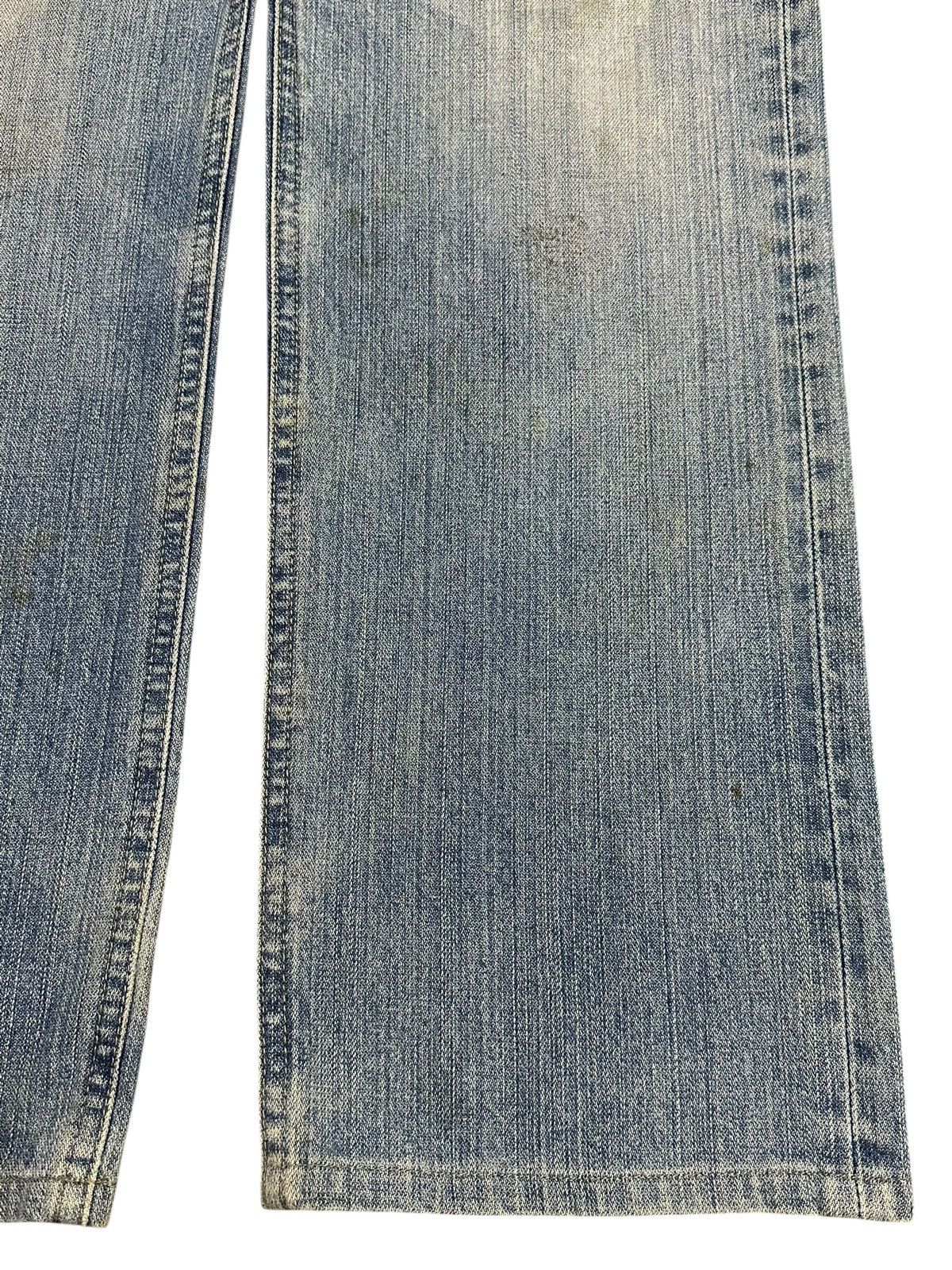 Jun Takahashi Vintage Japanese Uniqlo Blue Wash Style Distress Jeans Size US 31 - 8 Thumbnail