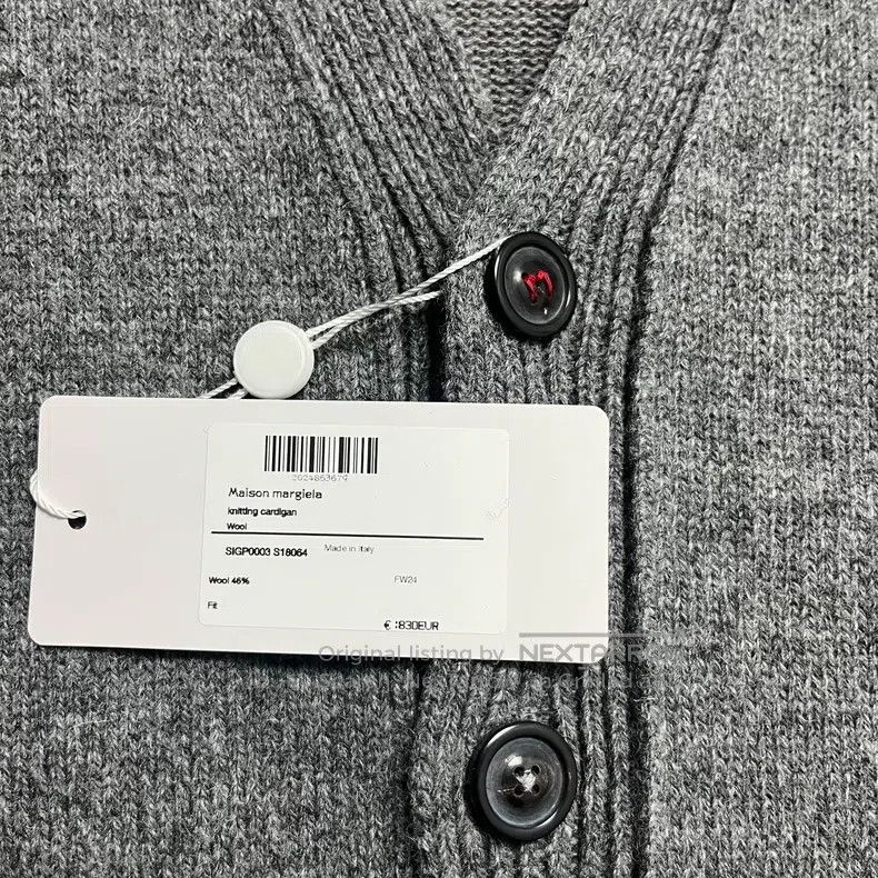 Maison Margiela Maison Margiela Dark gray wool cardigan coat Size US M / EU 48-50 / 2 - 4 Thumbnail