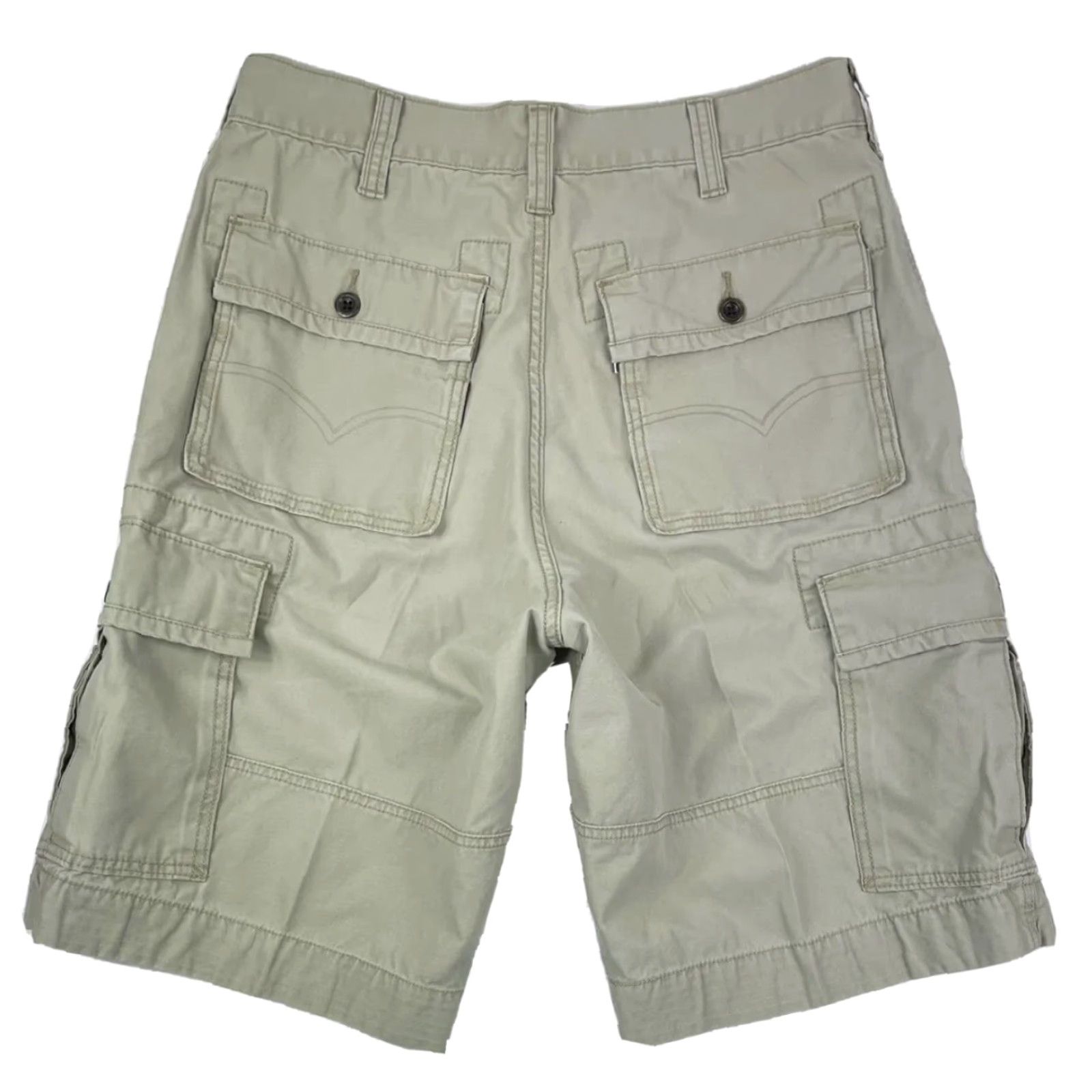Levi's Levi's Cargo Shorts Mens Size 32 Beige Classic Casual Cotton Pockets Zip Fly Outdoor Size US 32 / EU 48 - 2 Thumbnail