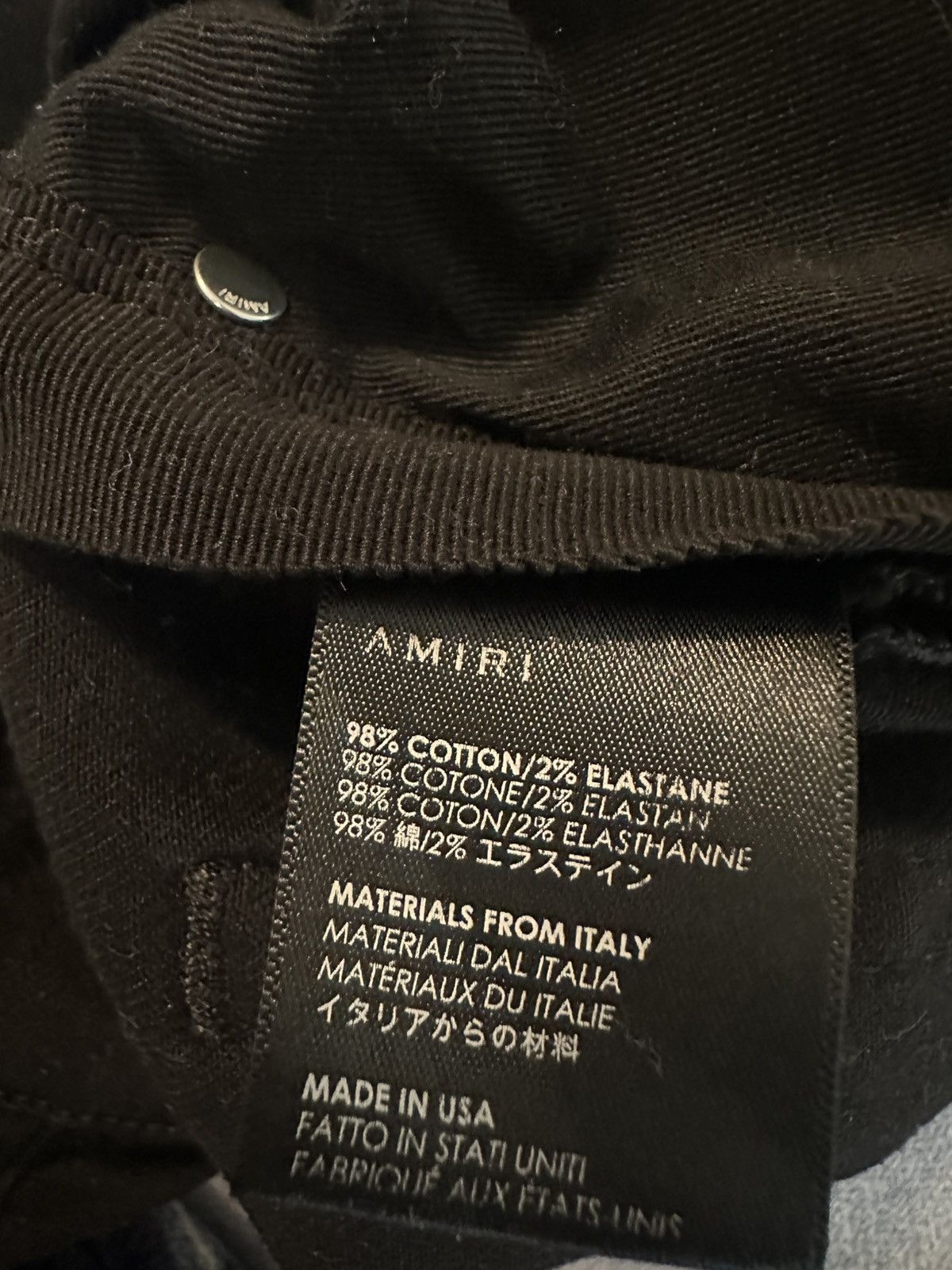 Amiri AMIRI Distressed Finish Slim Cut Jeans Size US 30 / EU 46 - 6 Thumbnail