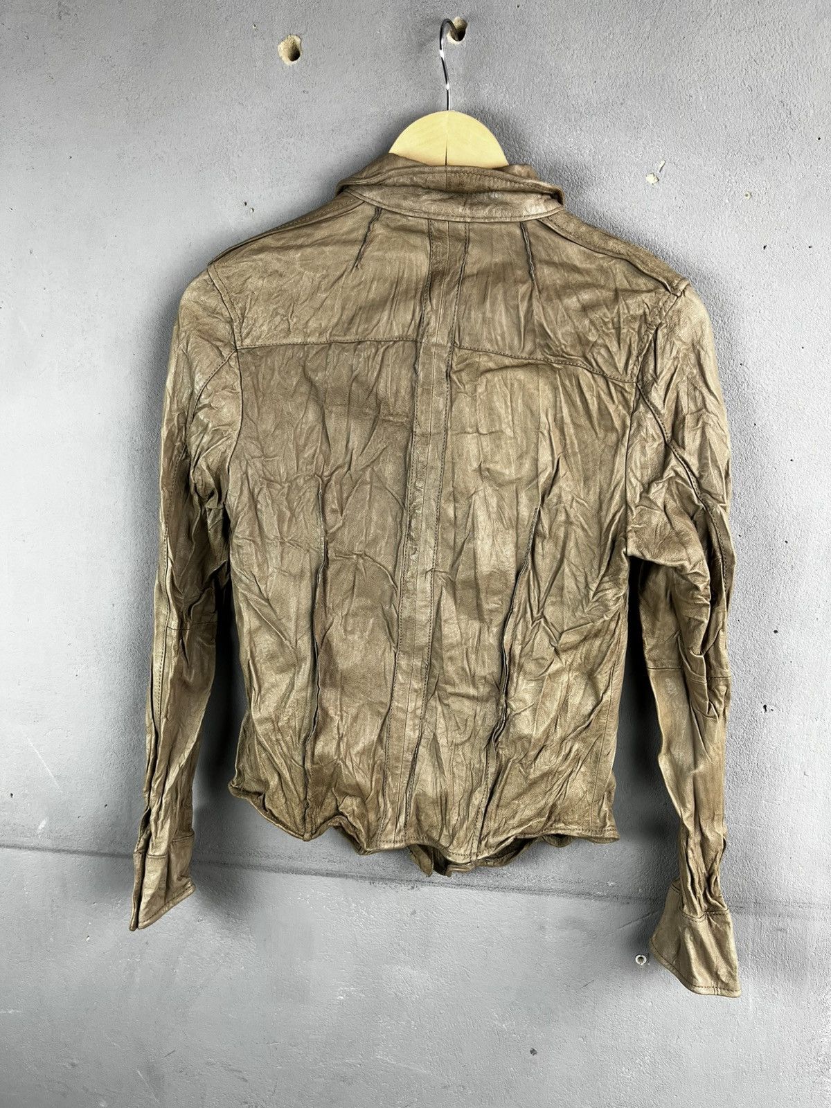 Allsaints Allsaints shirt leather jacket Size L / US 10 / IT 46 - 5 Thumbnail