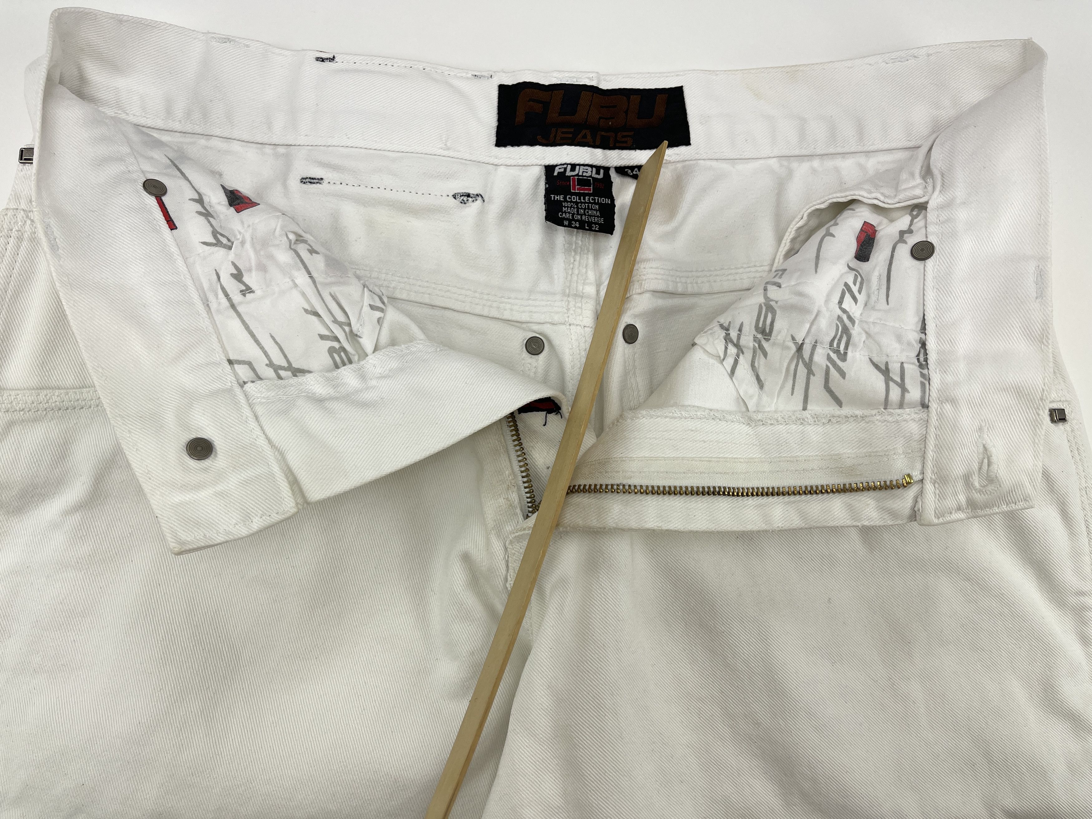 Fubu FUBU jeans, vintage baggy jeans, 90s hip hop skater Y2K 34 Size US 34 / EU 50 - 14 Thumbnail