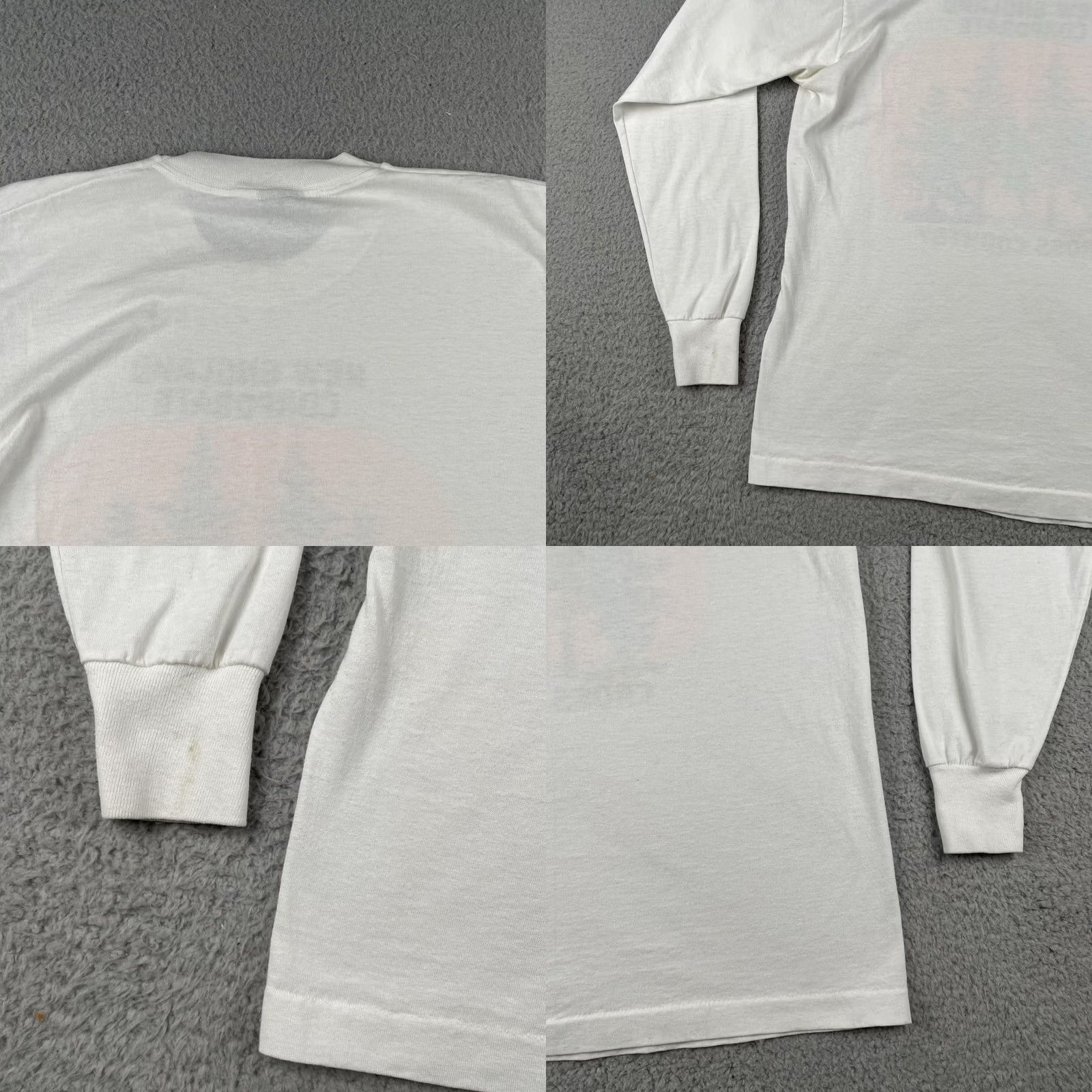 Vintage VINTAGE Screen Stars Best T-Shirt Large New England Corporate Cross Country Made In USA White 90s Mens Size US L / EU 52-54 / 3 - 9 Thumbnail
