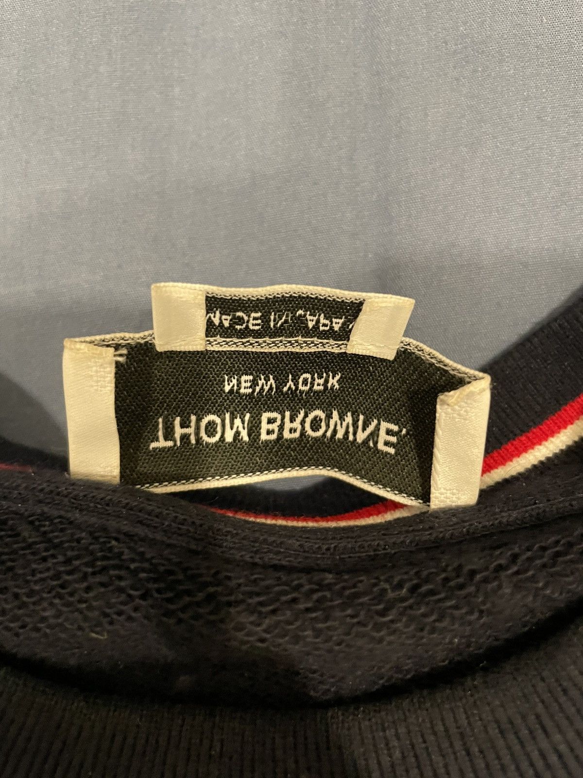 Thom Browne Thom Browne Classic Loopback 4-Bar Sweatshirt Size US M / EU 48-50 / 2 - 10 Thumbnail