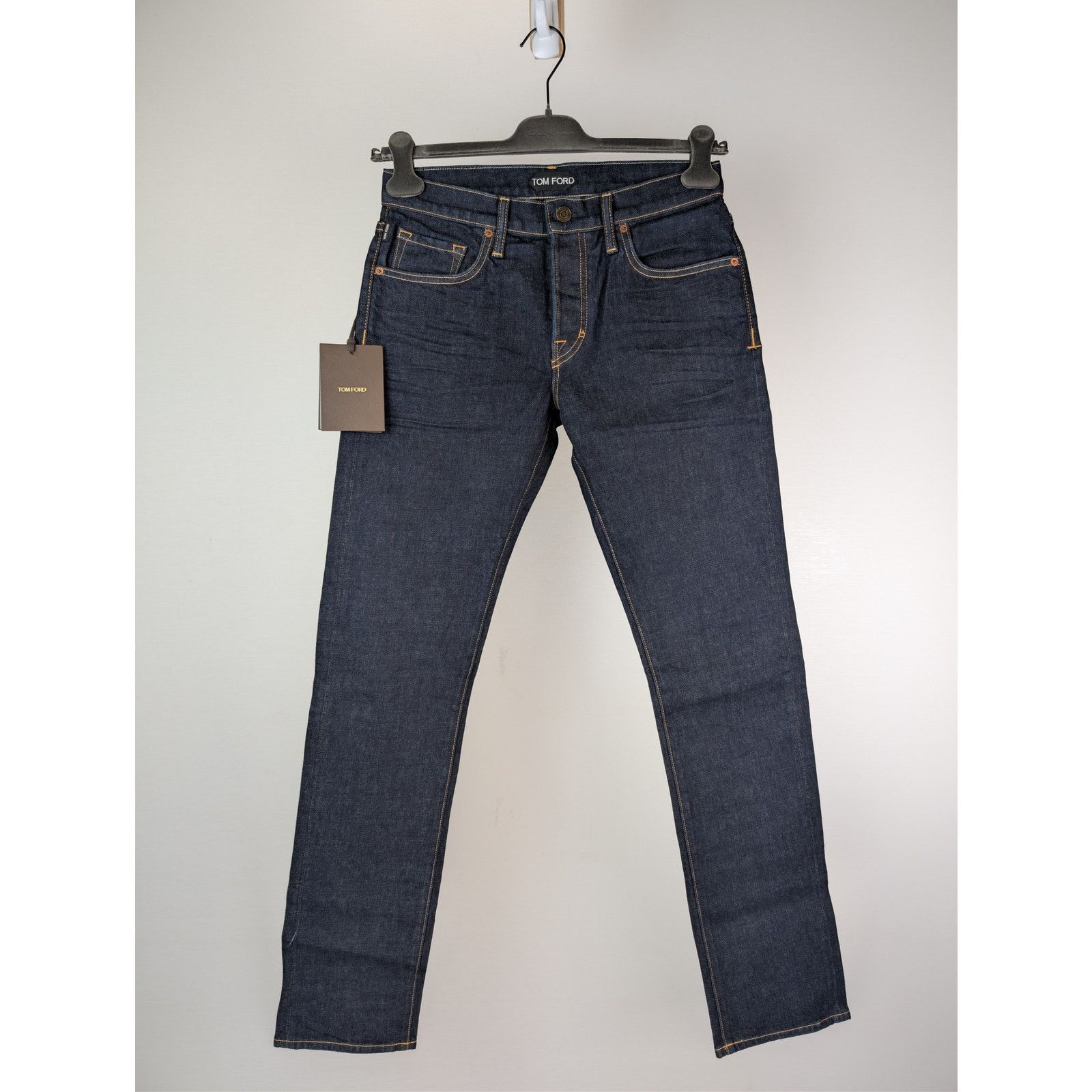Tom Ford o1rshd1 Straight Denim Jeans in Indigo Blue Size US 40 / EU 56 - 10 Thumbnail