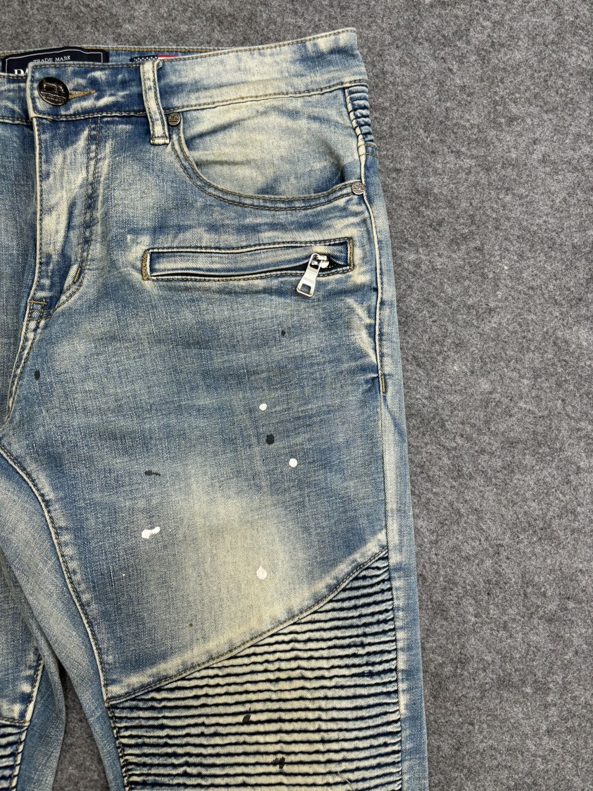 Other 💥Insane Biker Style💥Damati Biker Paint Splatter Pant F501 Size US 34 / EU 50 - 3 Thumbnail