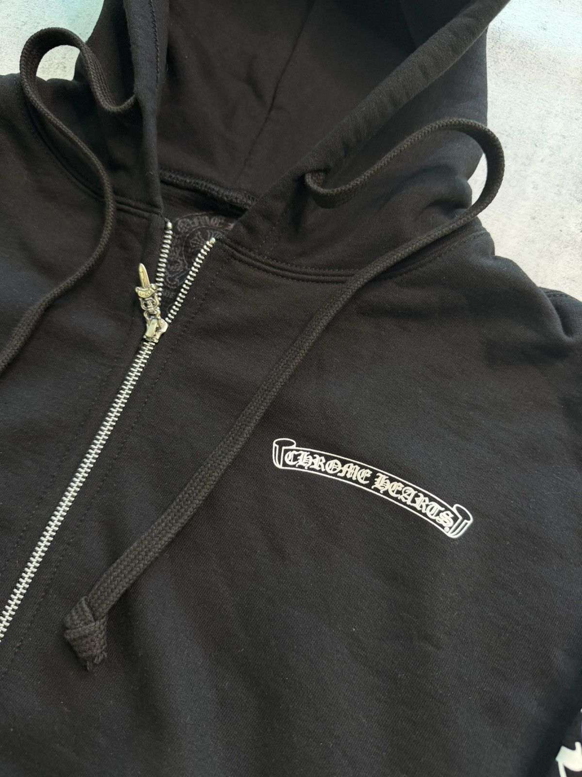 Chrome Hearts Chrome Heart Scroll Logo Thermal Zip up Size US M / EU 48-50 / 2 - 3 Thumbnail