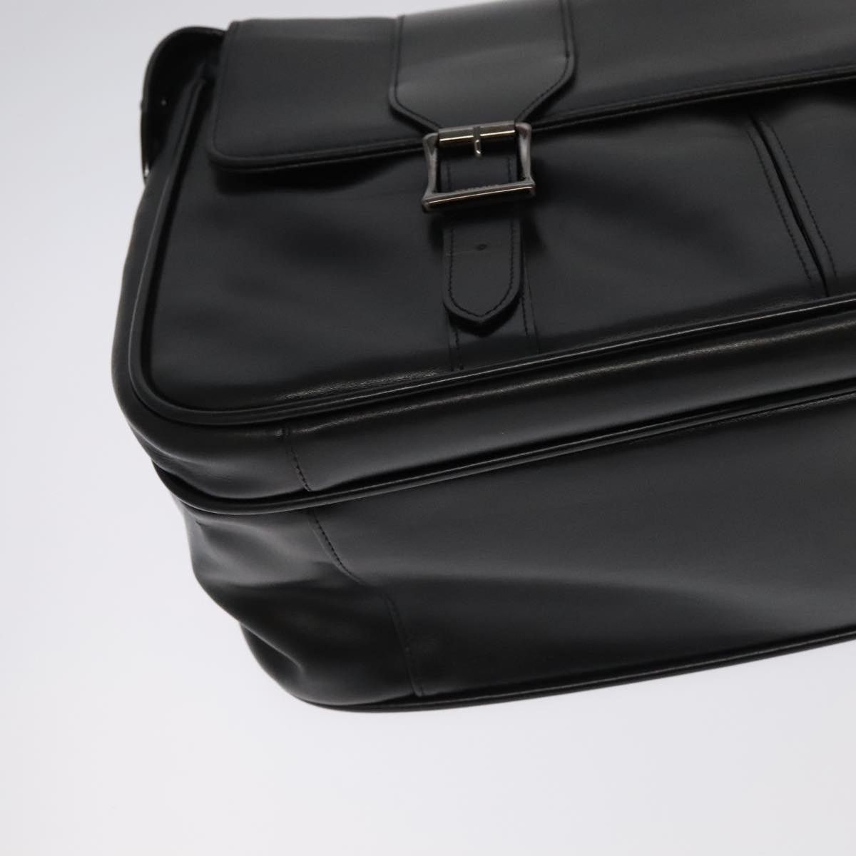 Versace Versace Shoulder Bag Leather Black Size ONE SIZE - 14 Thumbnail
