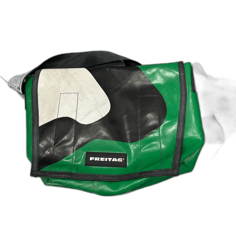 Balenciaga FREITAG F14 Messenger Bag in Black Green Size ONE SIZE - 1 Thumbnail