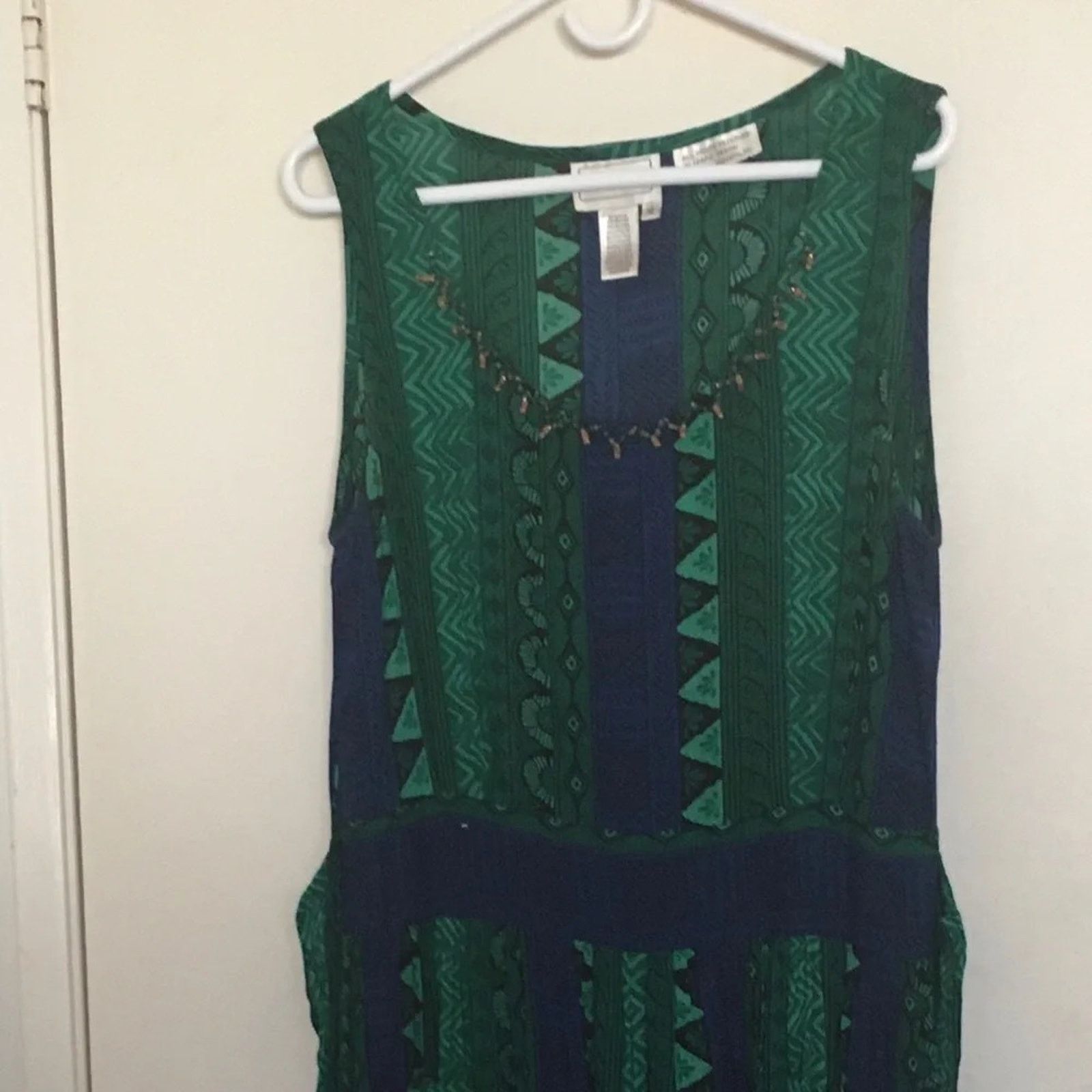 The Unbranded Brand Karin Stevens vintage 100% rayon dress, size 12 Size M / US 6-8 / IT 42-44 - 2 Thumbnail