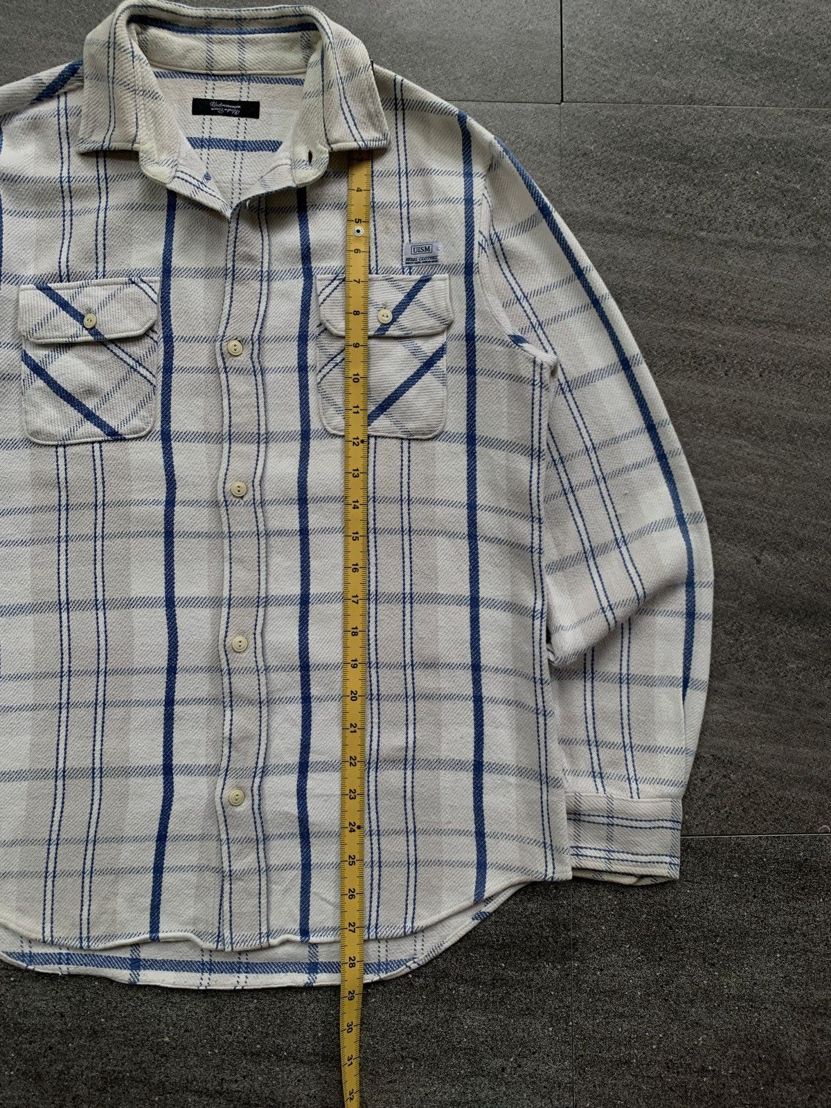 Undercover FREE TAX! Thick Cotton Plaid Zippered Shirt Size US M / EU 48-50 / 2 - 10 Thumbnail