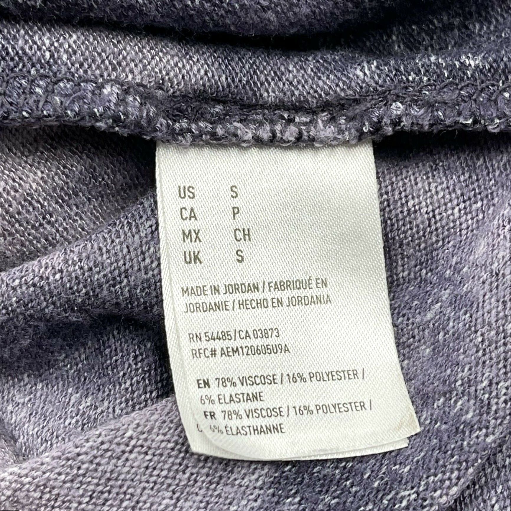 American Eagle Outfitters American Eagle Outfitters Top Womens S Purple Tie Dye Pullover Long Sleeve Viscose Basic Casual Shirt Womens Size S / US 4 / IT 40 - 4 Thumbnail