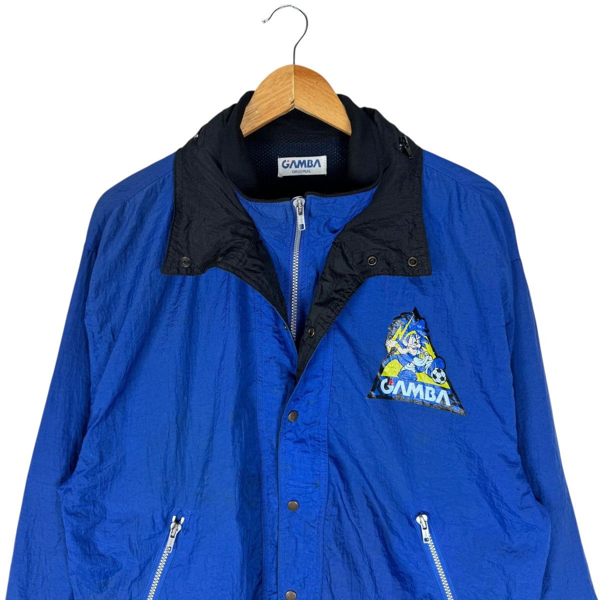 Vintage 🌟VINTAGE 90s GAMBA OSAKA J LEAGUE SOCCER JACKET Size US M / EU 48-50 / 2 - 4 Thumbnail