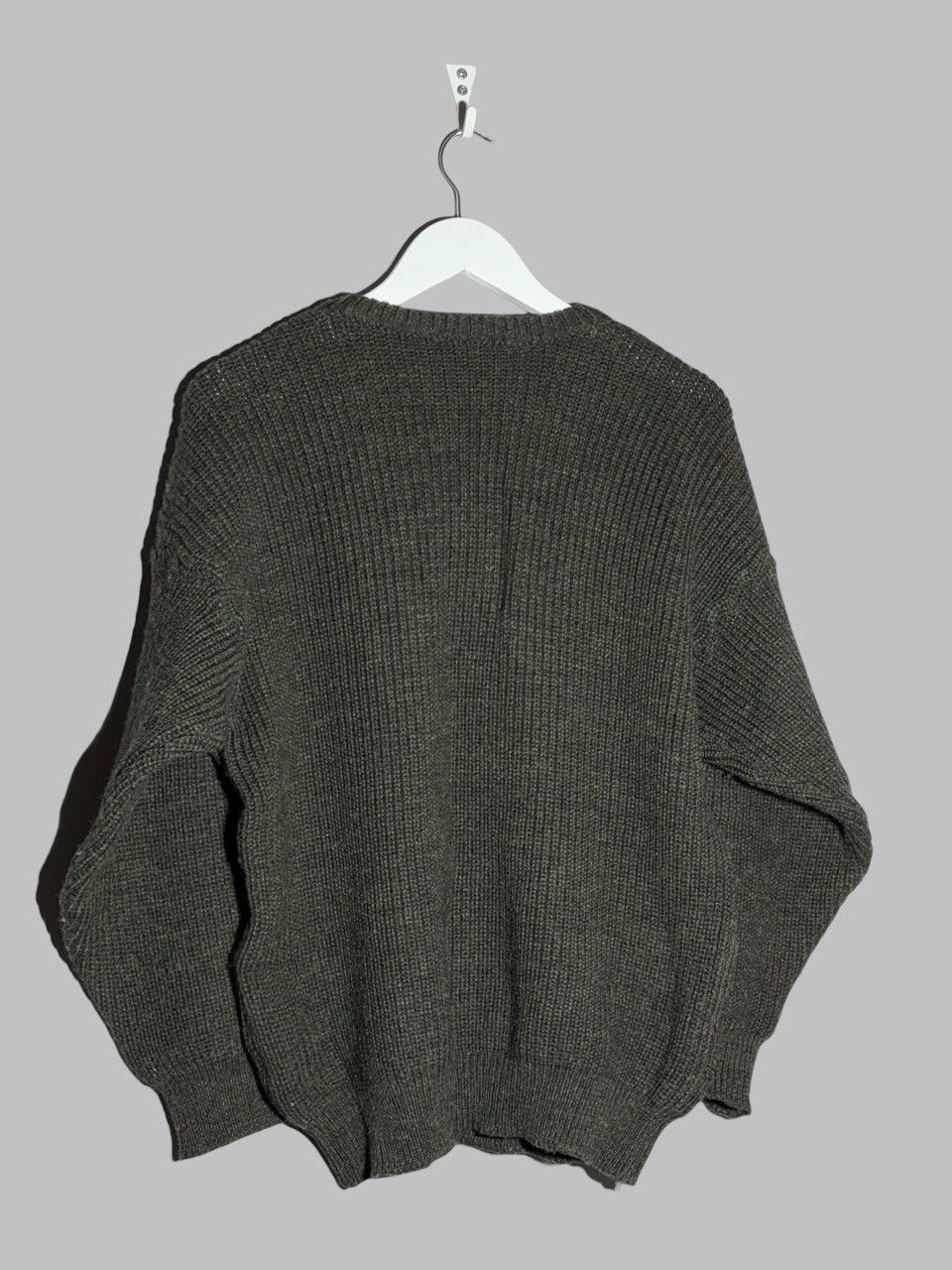 Barbour Barbour Knit Sweater Ribbed Military Scotland Wool V-Neck Size US L / EU 52-54 / 3 - 2 Thumbnail