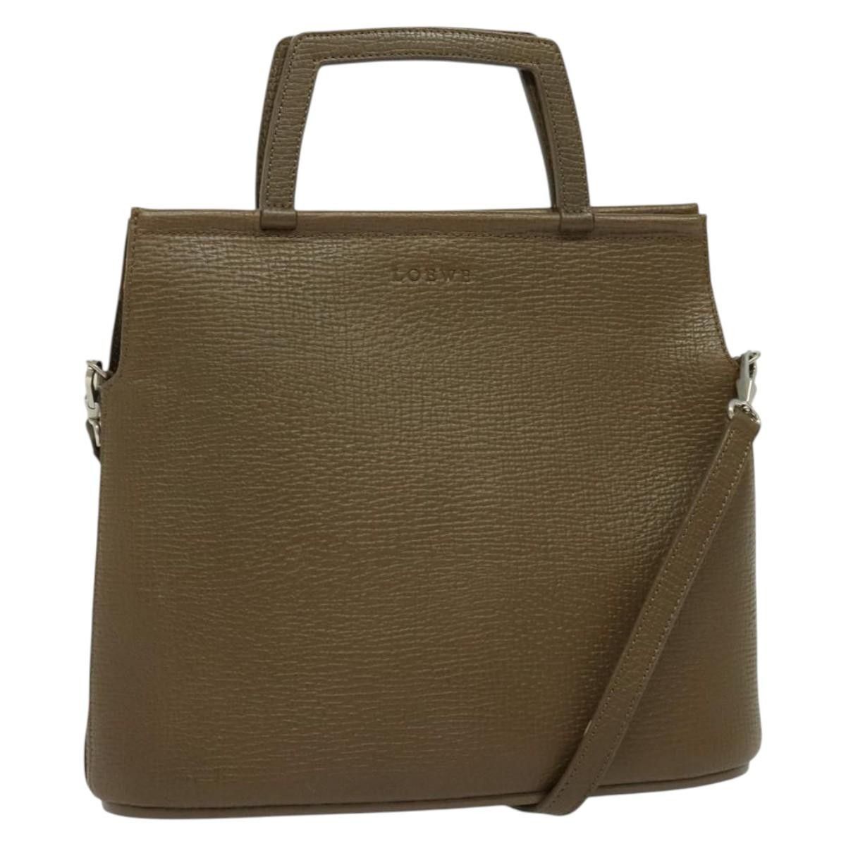 Loewe Loewe Vintage Handbag Leather Size ONE SIZE - 1 Thumbnail