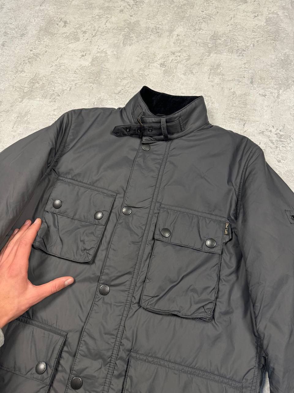 Barbour Barbour International Padded Gray Mens Jacket Size S Size US S / EU 44-46 / 1 - 6 Thumbnail