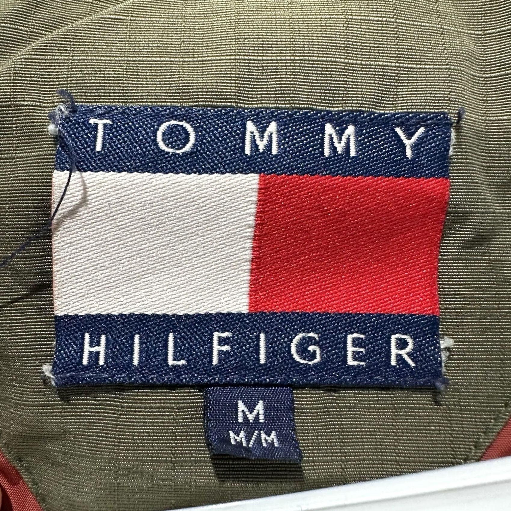 Tommy Hilfiger VINTAGE Tommy Hilfiger Jacket Mens M Safari Puffer Insulated Goose Down 90s Green Zip Hooded Lined Quilted Logo Puffer Jacket Mens Size US M / EU 48-50 / 2 - 4 Thumbnail