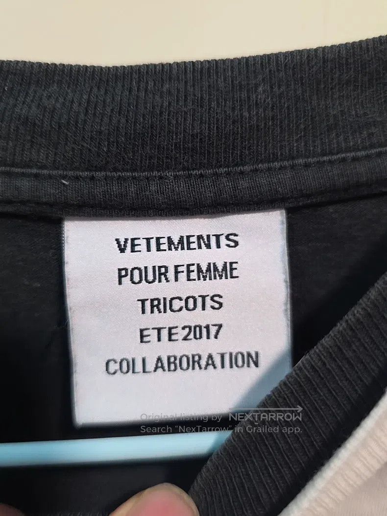 Vetements VETEMENTS Grey T-Shirt Size US XS / EU 42 / 0 - 1 Thumbnail