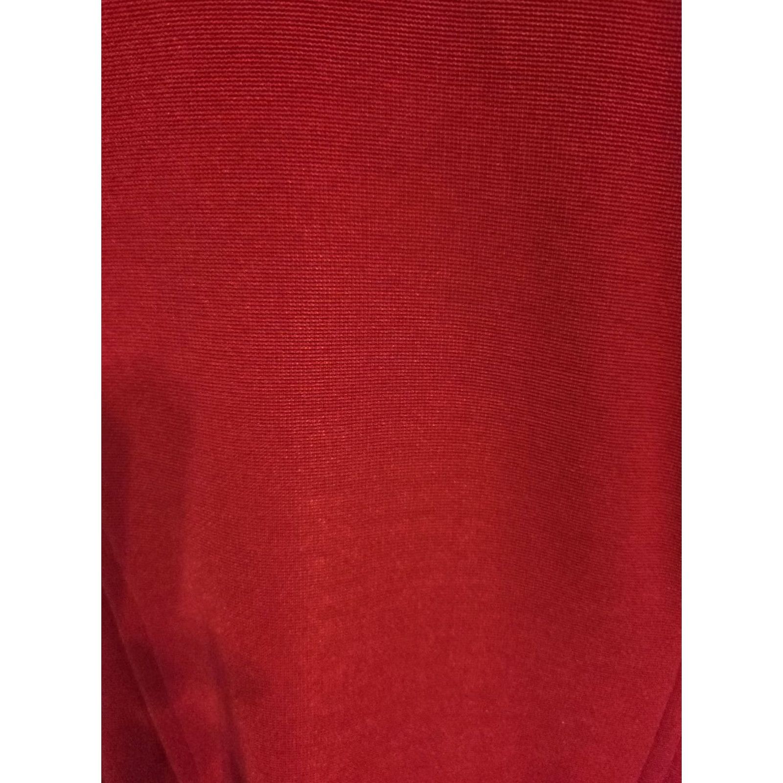 Vintage VINTAGE Spiegel Ebony Style Asian Look Sheath Dress Size 8 Red 1980s Womens Size M / US 6-8 / IT 42-44 - 3 Thumbnail