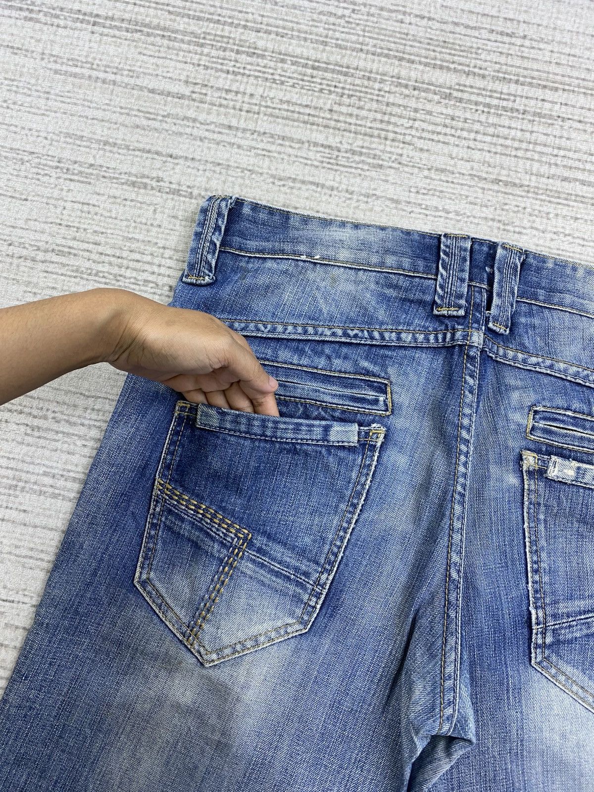 Japanese Brand 🔥STEALS Timezone Japan Rare Design Denim Jeans Pants Size US 32 / EU 48 - 13 Thumbnail