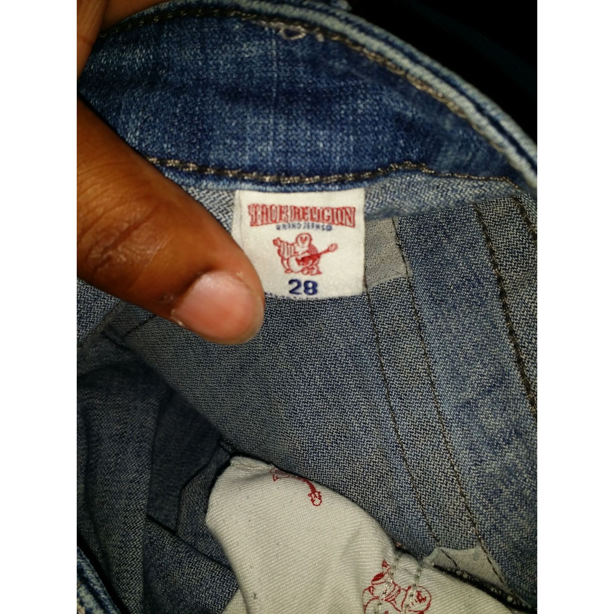 True Religion True Religion Skinny Jeans Women Sz 28 Blue Denim Straight D Size 28" / US 6 / IT 42 - 6 Thumbnail