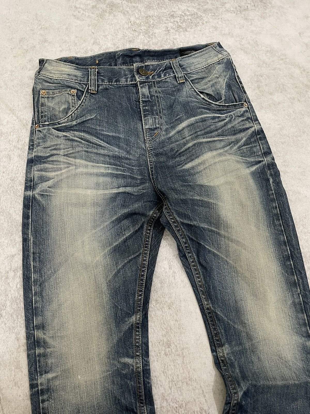 Hysteric Glamour × If Six Was Nine × Le Grande Bleu (L.G.B.) 2000s snm japan apee paint wash denim y2k style Size US 30 / EU 46 - 5 Thumbnail